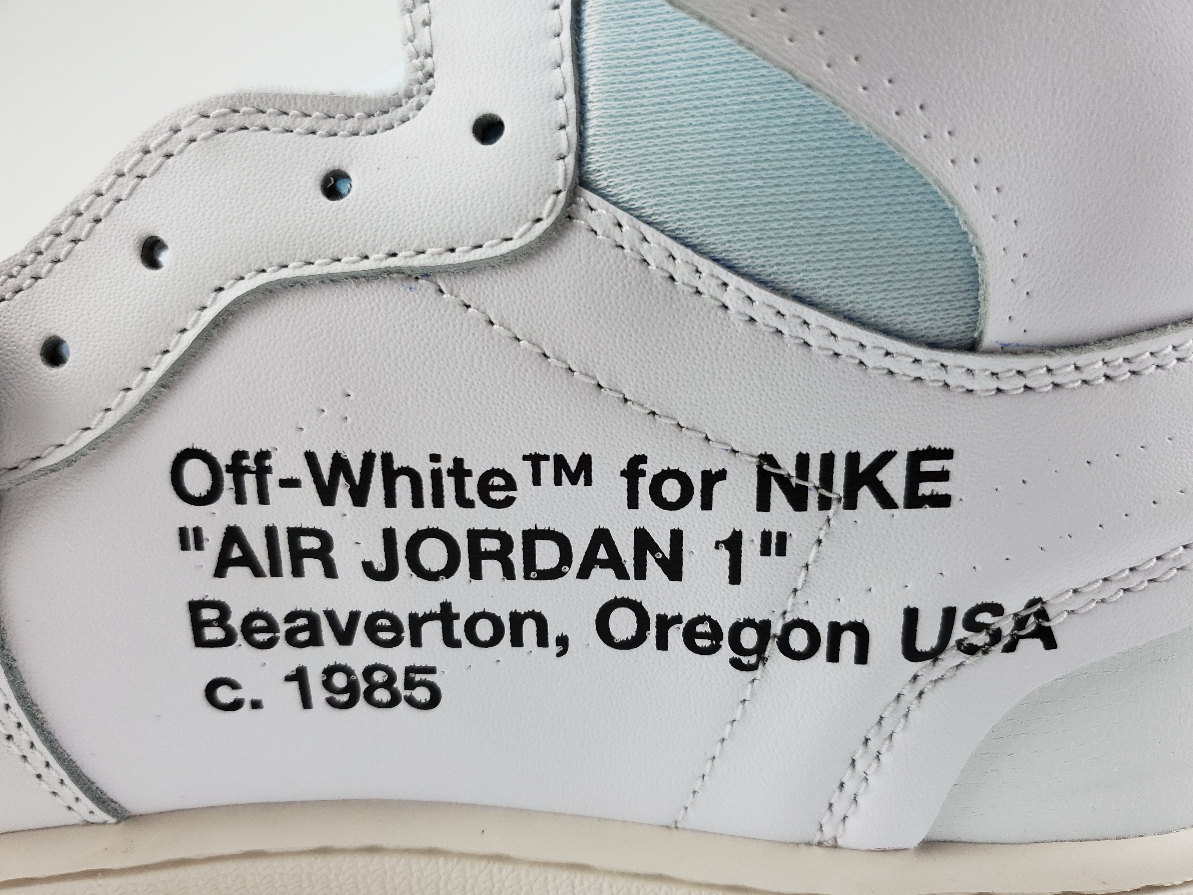 Jordan 1 Retro High Off-White White