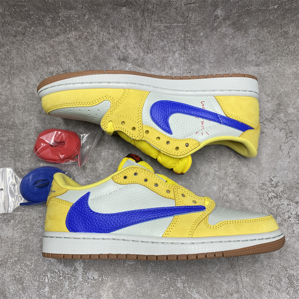 Travis Scott x Nike Air Jordan 1 Low OG Canary Yellow