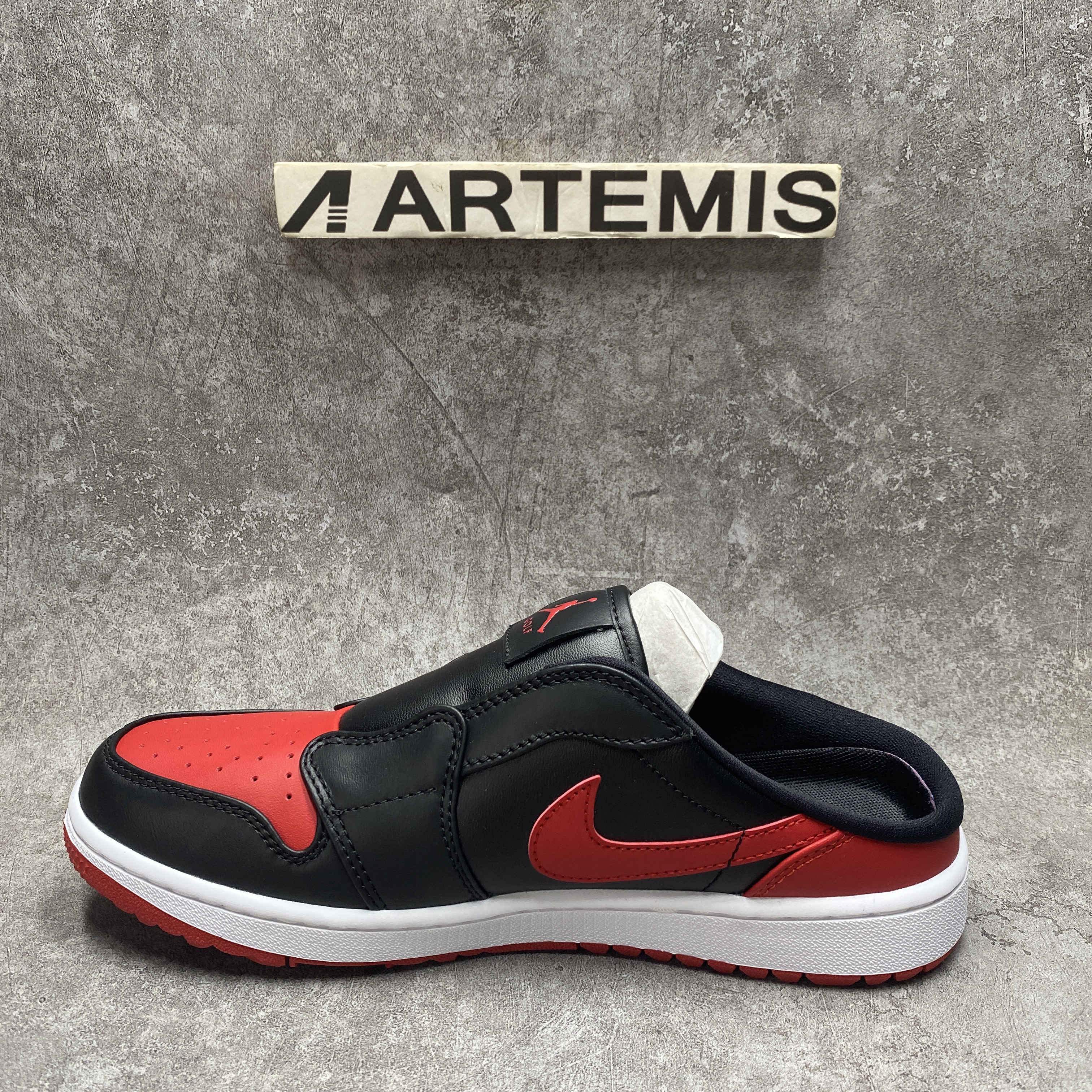 UA Jordan 1 Mule Golf Bred