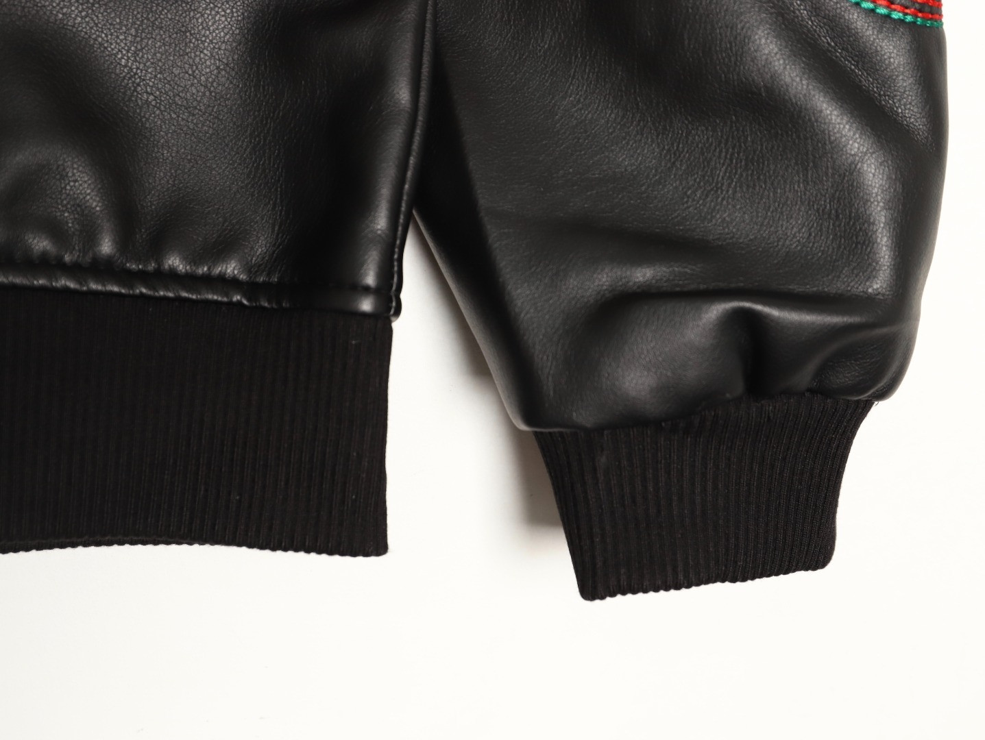 G*u*i leather jacket