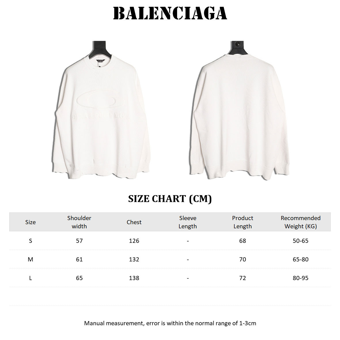 Ba*len*cia*ga sweaters