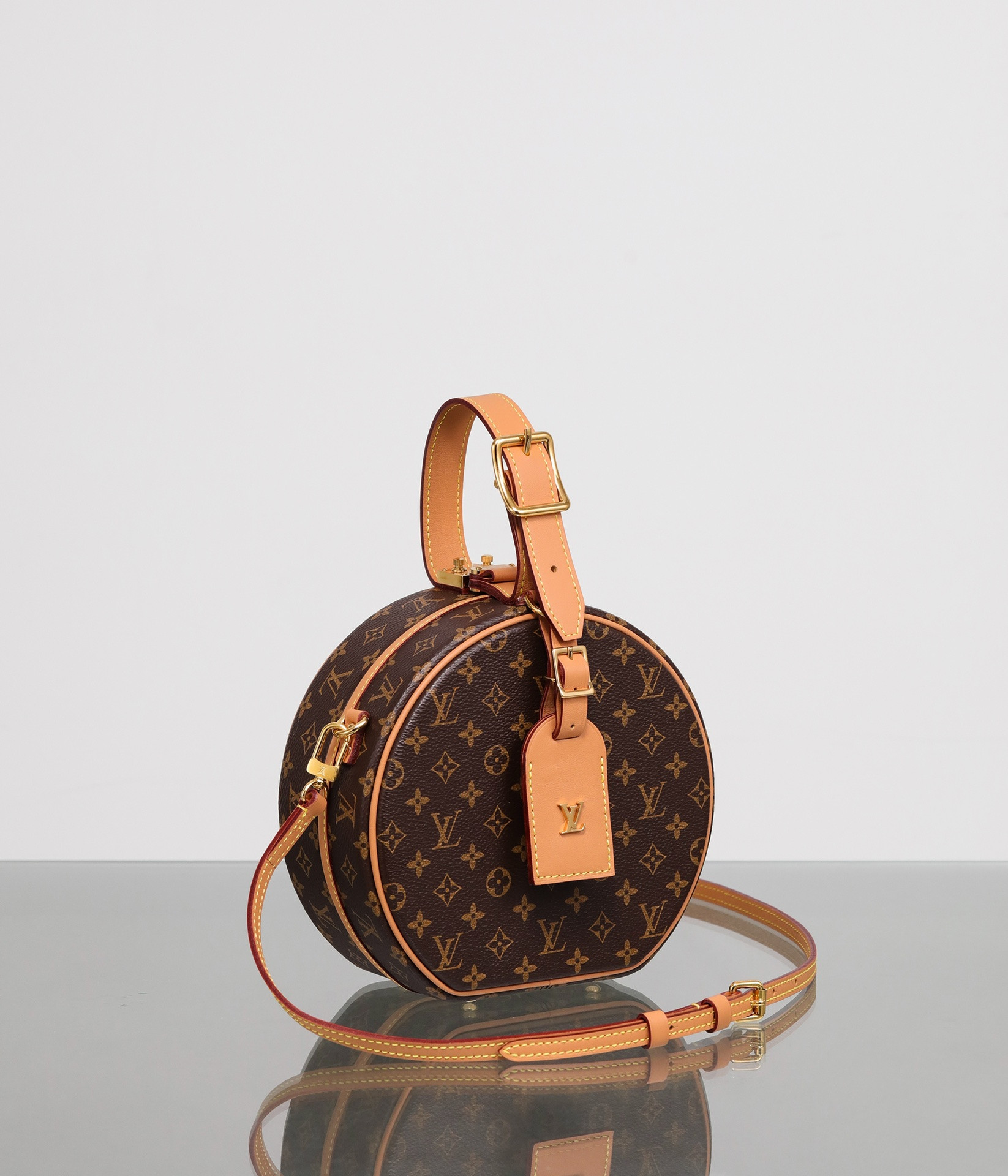 LV Petite Boite Chapeau M43514 6.9 x 6.5 x 3 inches