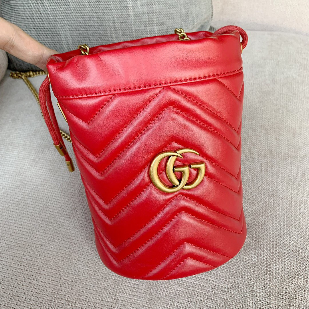 GG Marmont Mini bucket bag