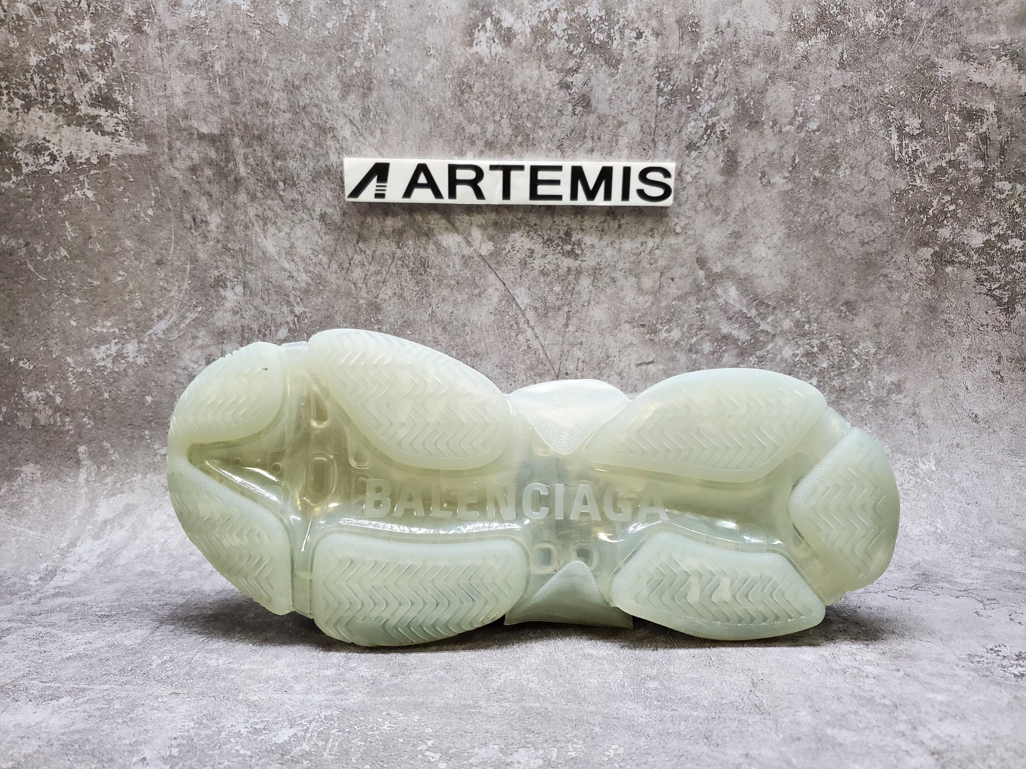 Balenciga Triple S Clear Sole Grey