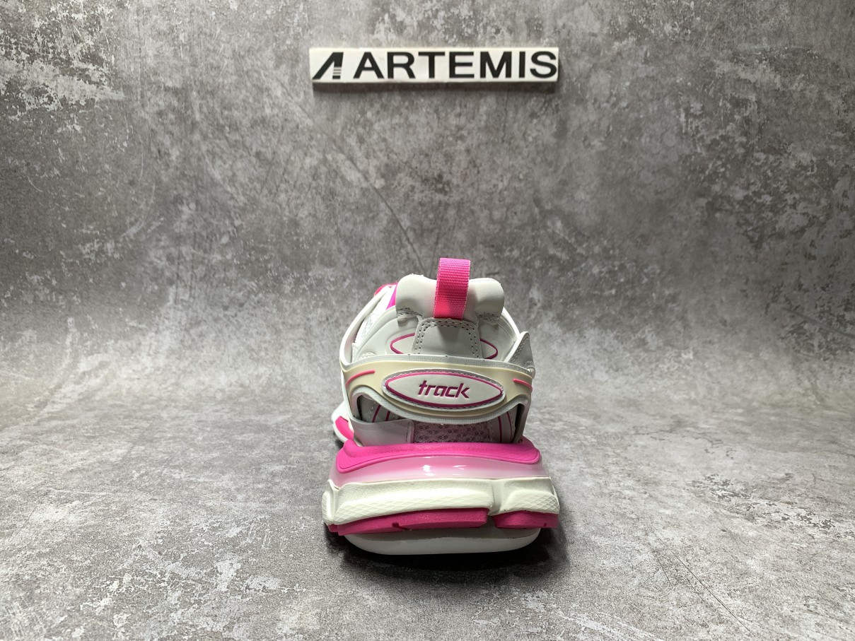 Balenciga Wmns Track Sneaker White Fluo Pink