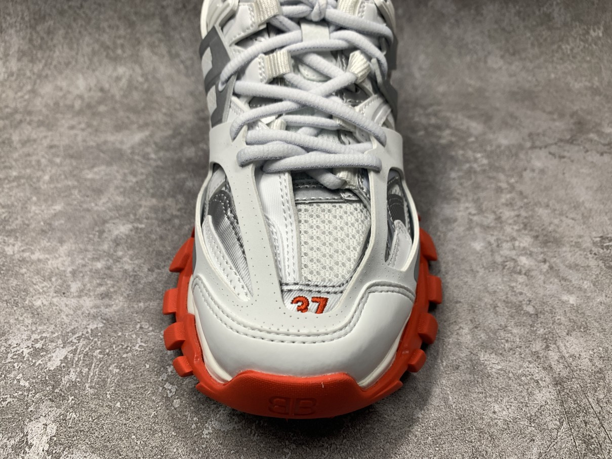 Balenciga Track Sneaker White Red