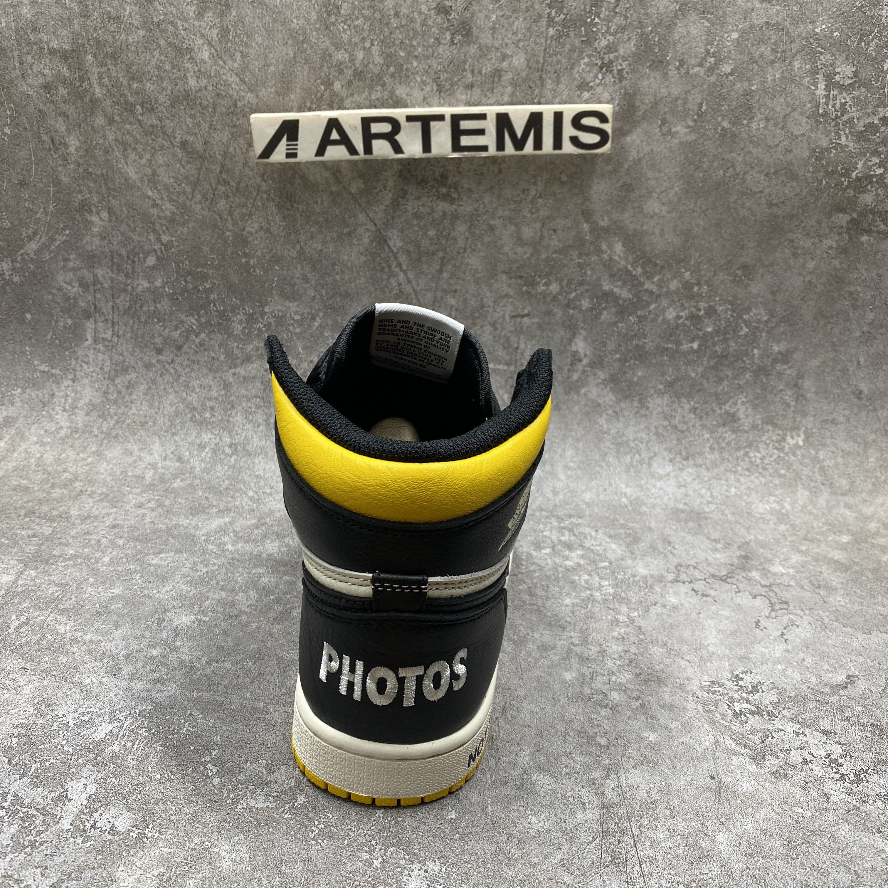 Air Jordan 1 Retro High "Not for Resale" Varsity Maize