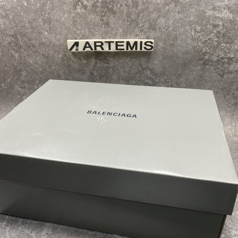 Balenciga Track White Neon Yellow