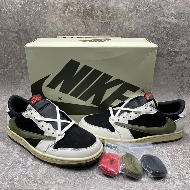 Travis Scott x Air Jordan 1 Low OG Olive