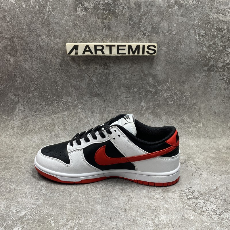 Nike Dunk Low Retro White Black University Red