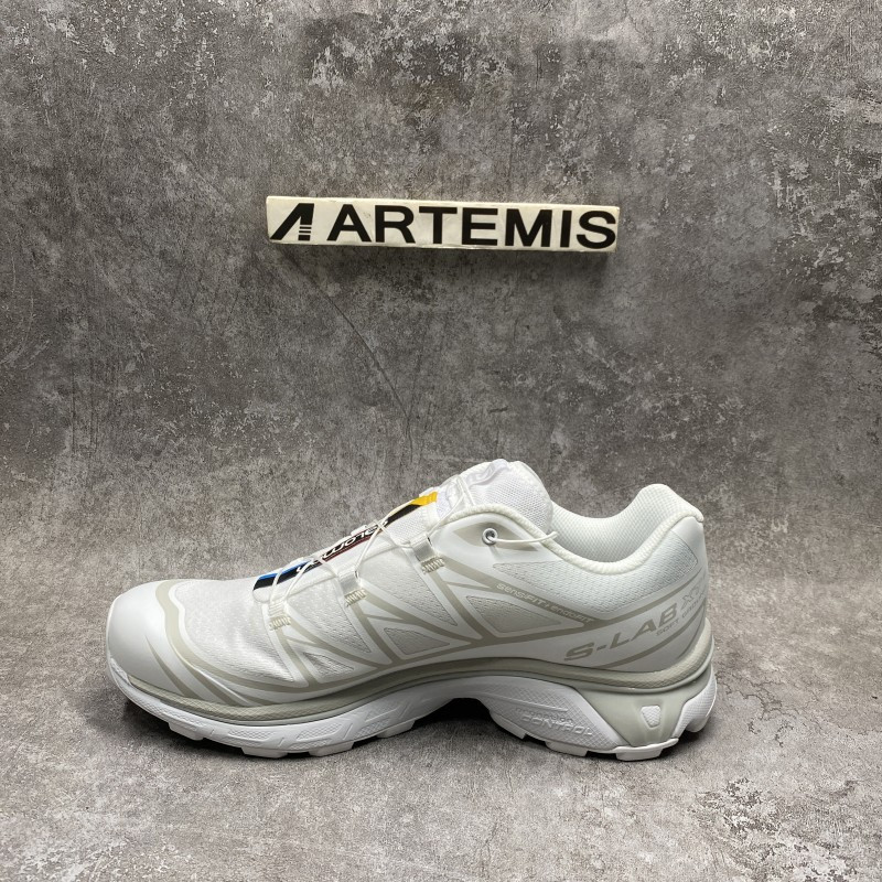 Salomon White XT-6 Sneakers