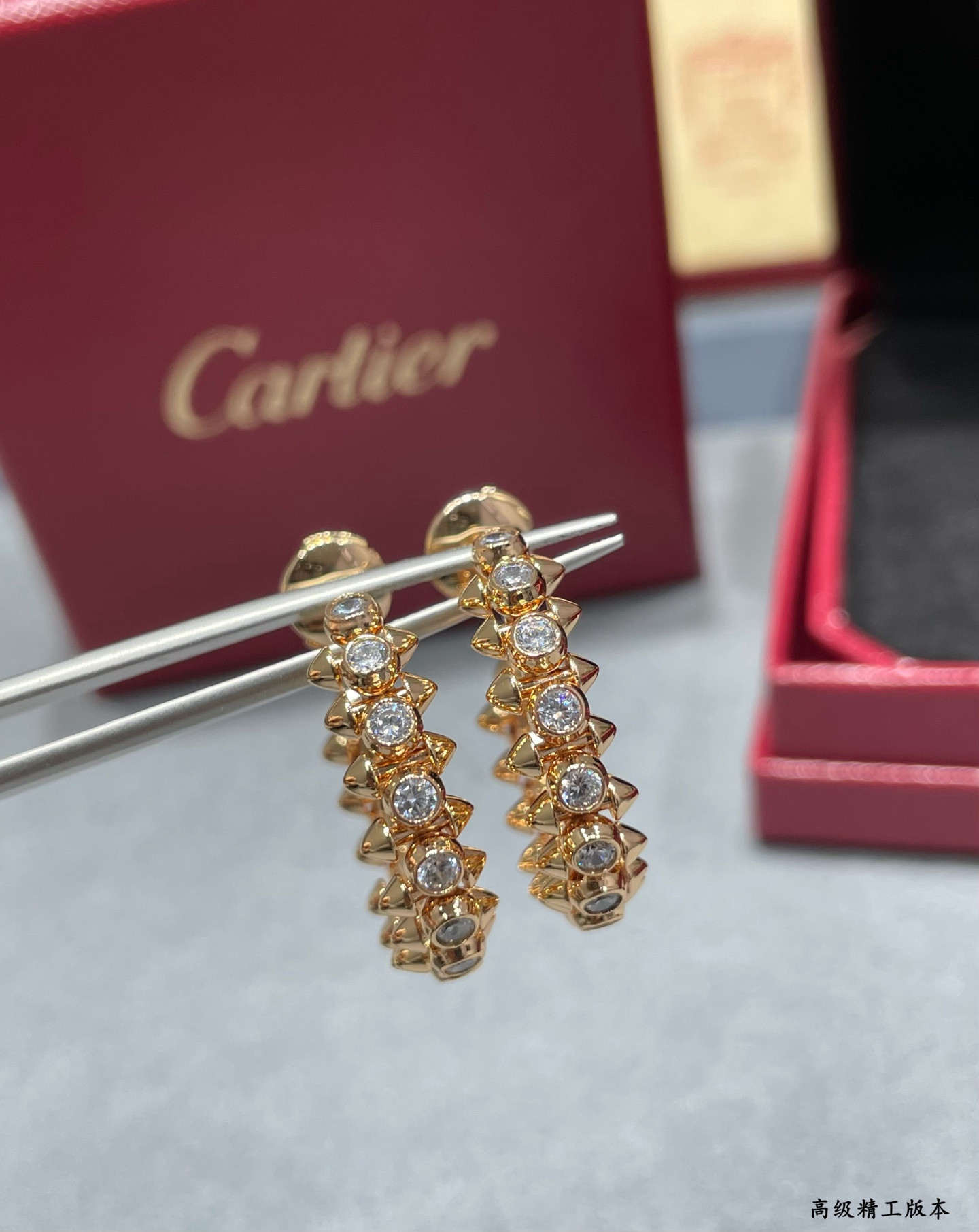 ca*t*er Di*m*nd bullet earrings