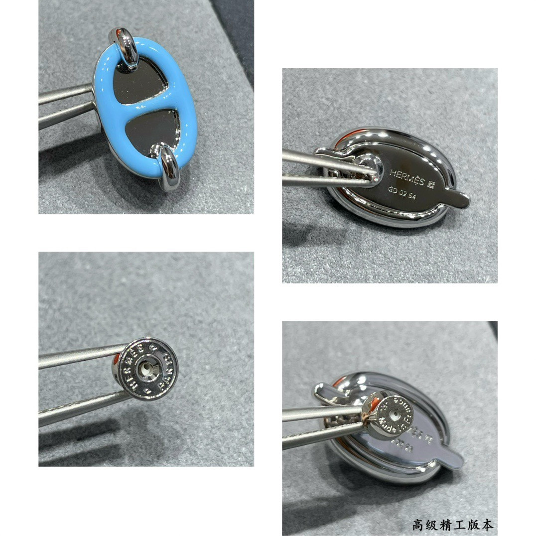 Hermès Mini Maillon Earrings