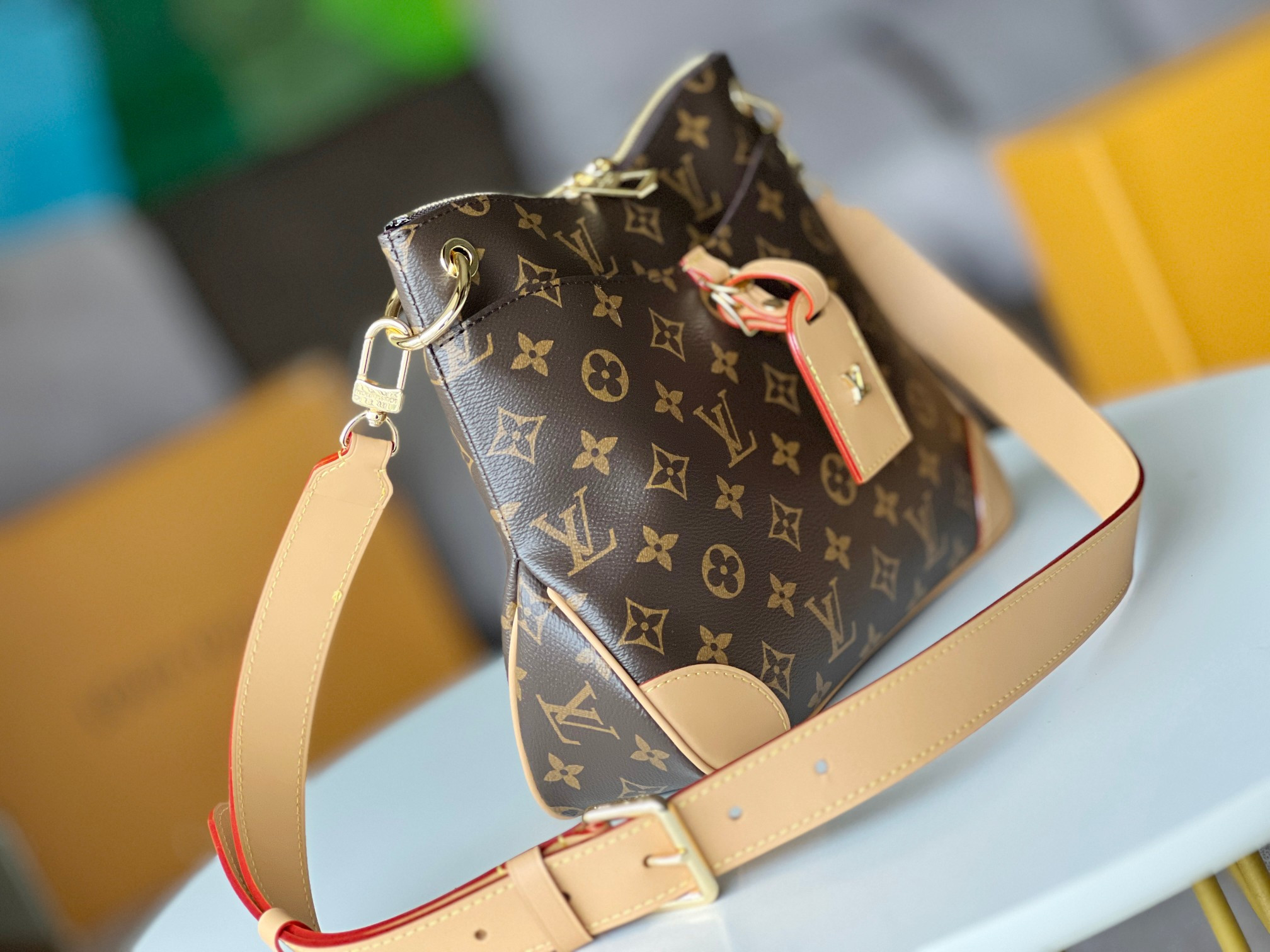 LV Odéon PM M45354 9.4x8.7x3.1 inches