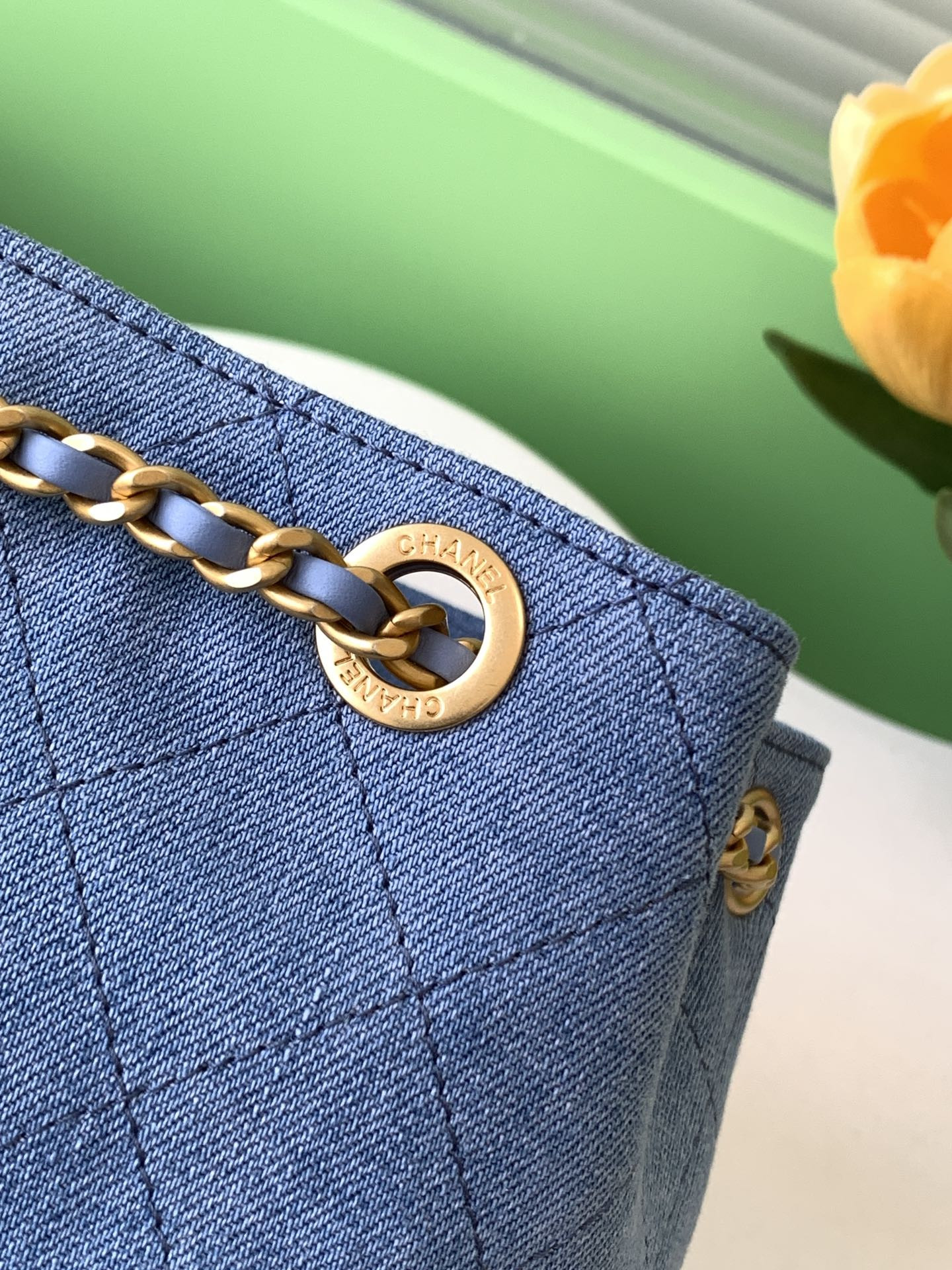 Ch*el backpack 24.5x18x8cm