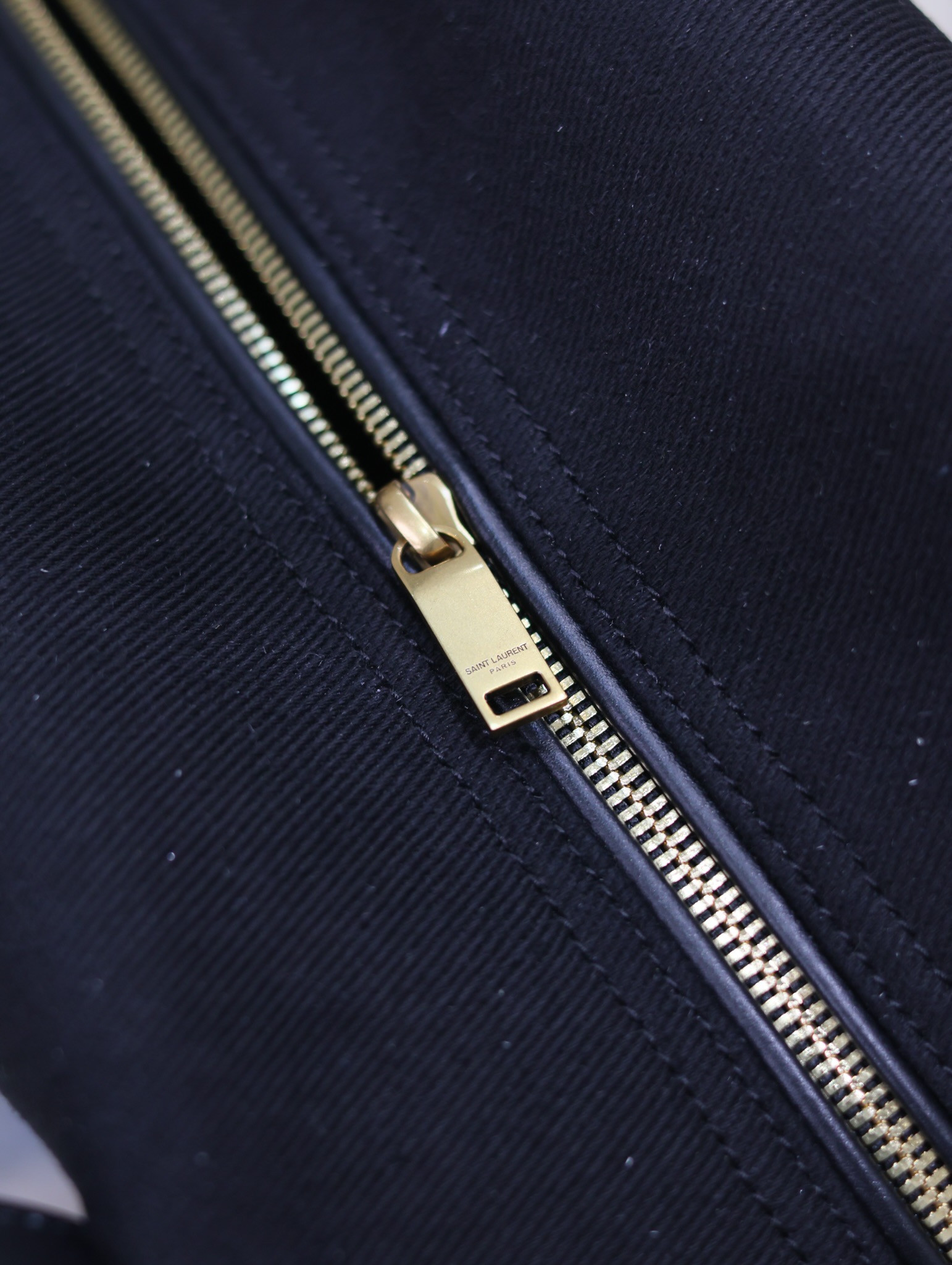 Y*L rive gauche bowling tote in canvas 42x32x18cm