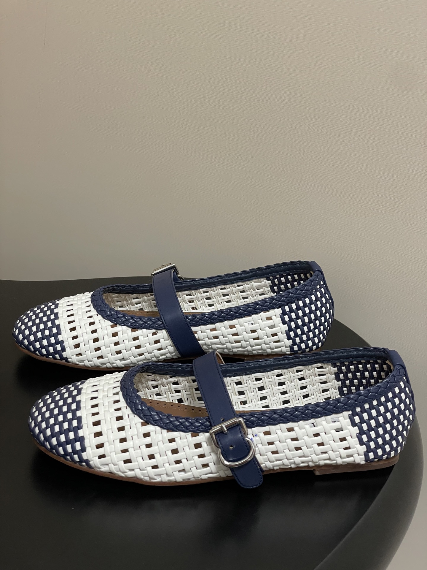 UA Alaïa Hollow Woven Mary Jane Flats(Customized Size 7-10 days production time)