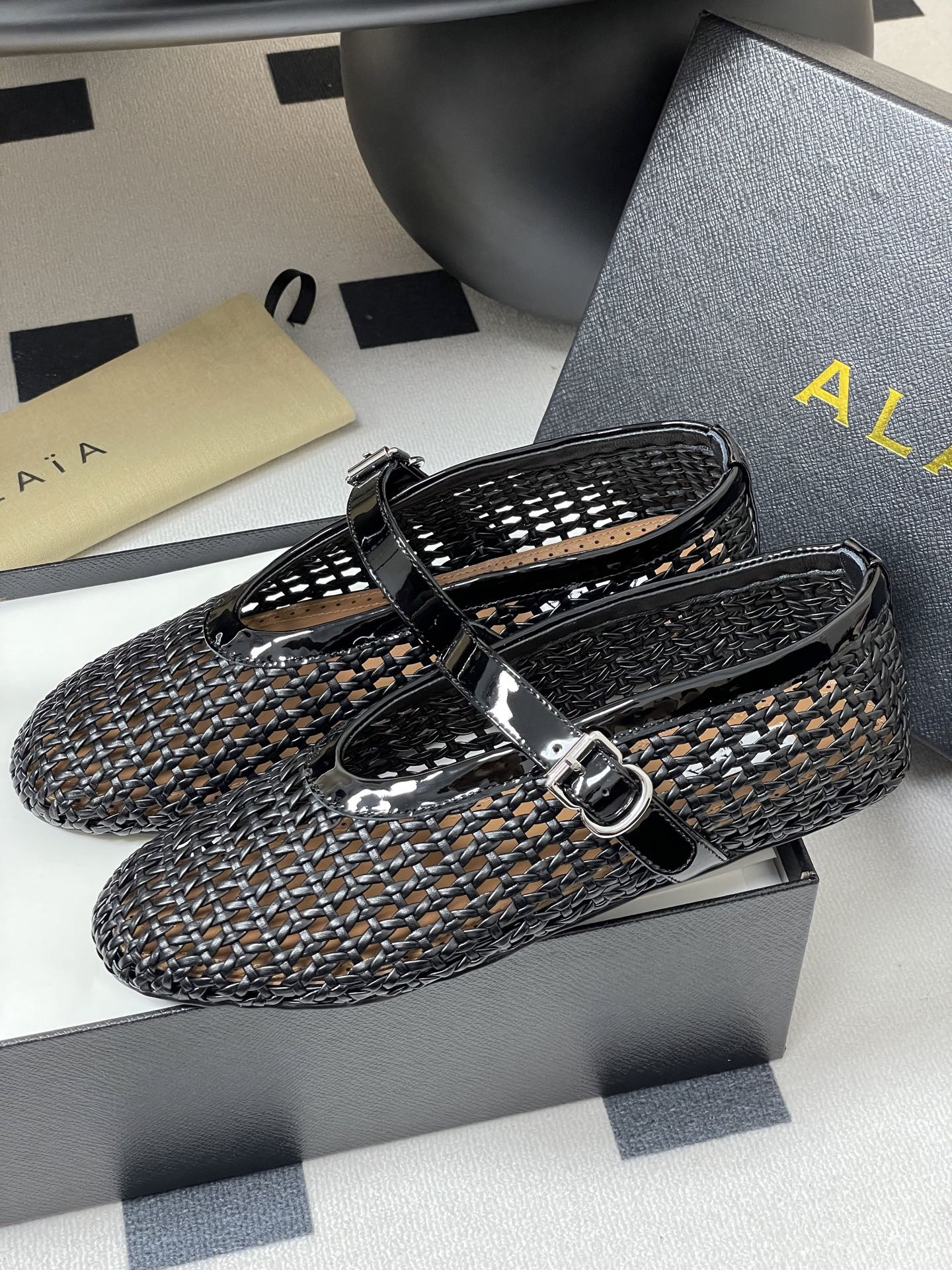 UA Alaïa BRAIDED BALLET FLATS(Customized Size 7-10 days production time)