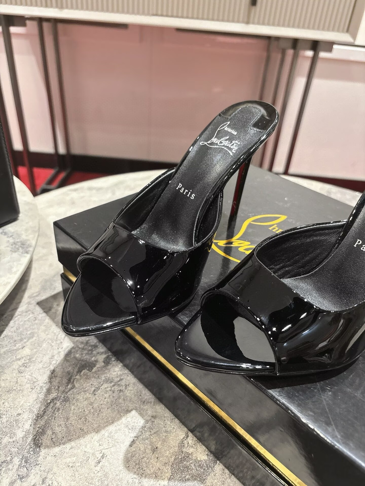 ua Chr1st1an louboutin miss z mule 10cm heel