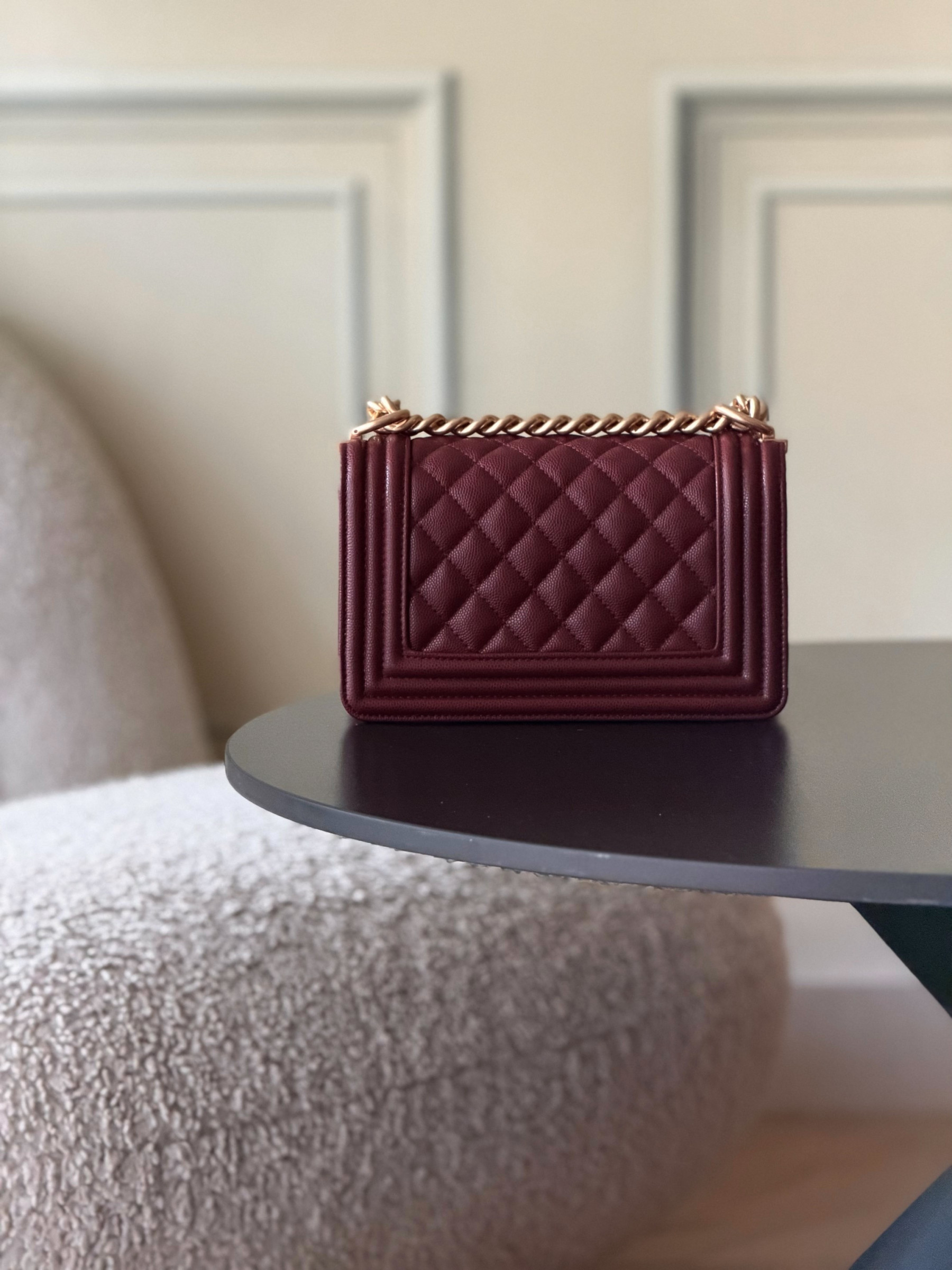Chanel Boy Handbag 12x20x7cm