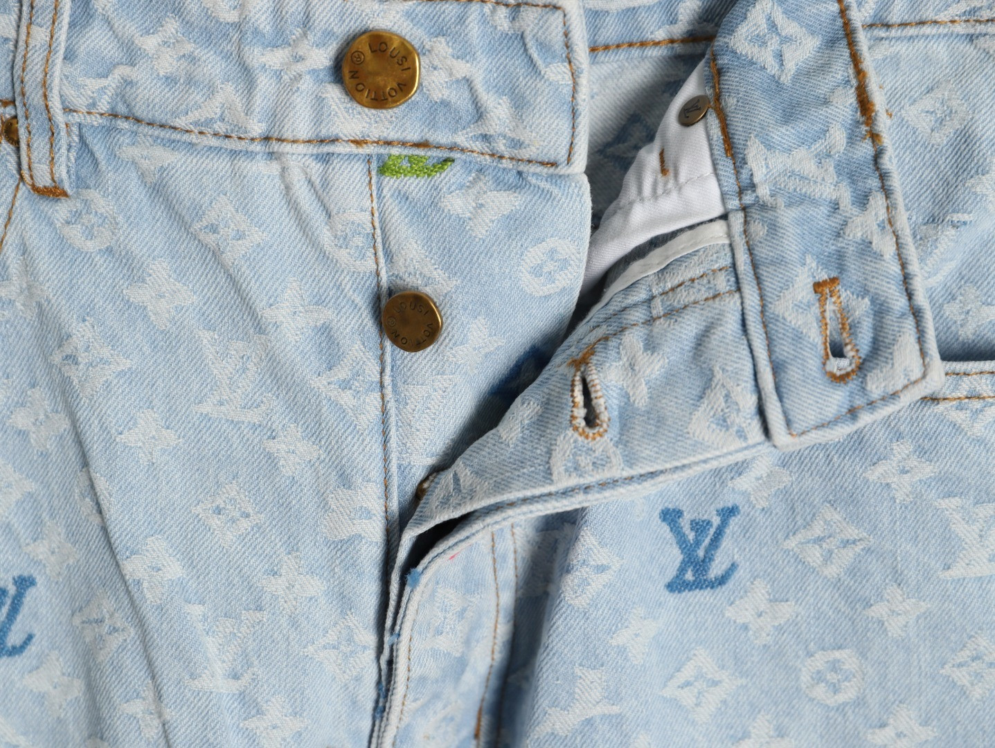 L0vis Vvtt0n LV 24ss Tyler Jeans Suit