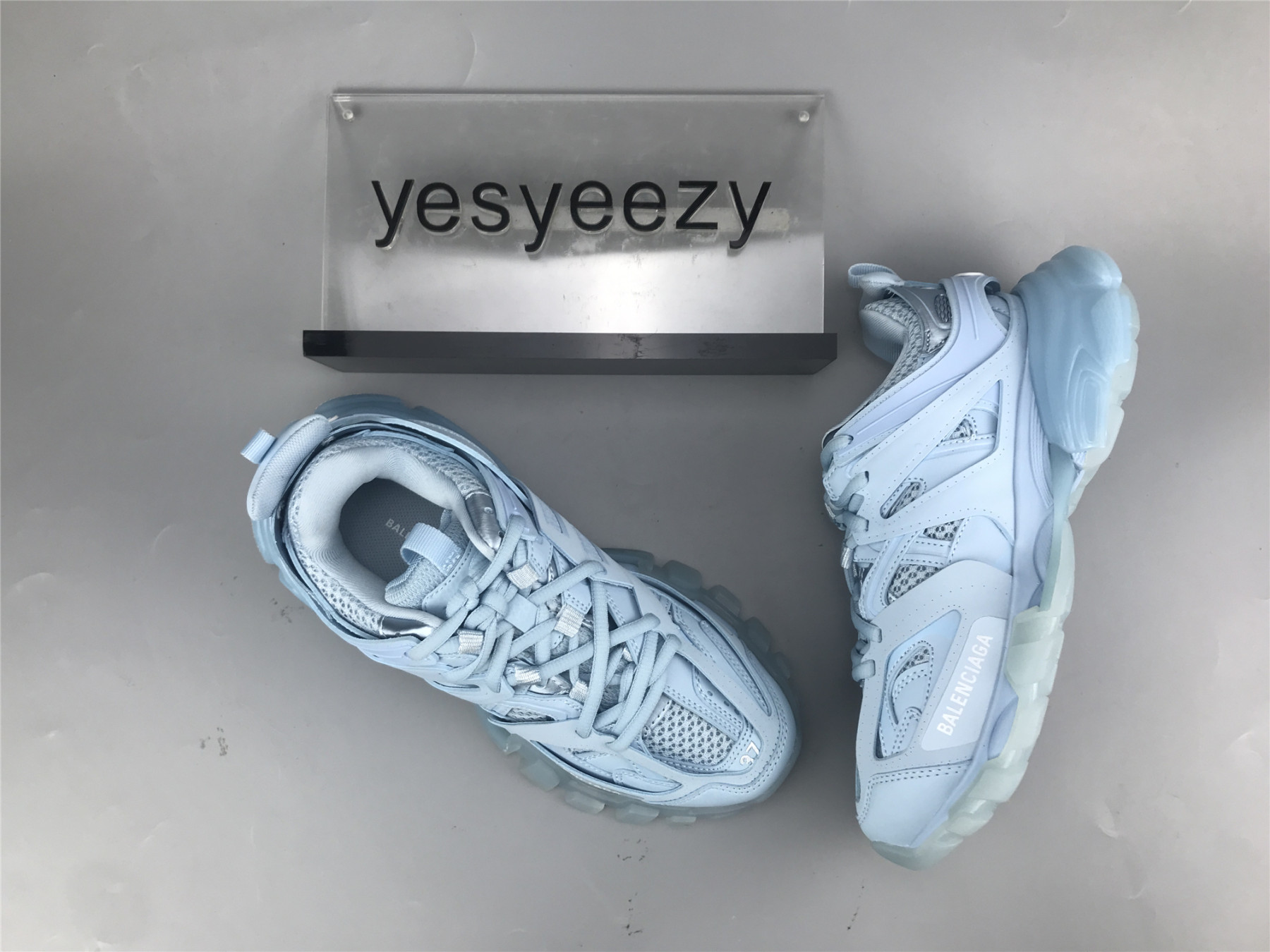 UA TRACK SNEAKER SKY BLUE TRANSPARENT