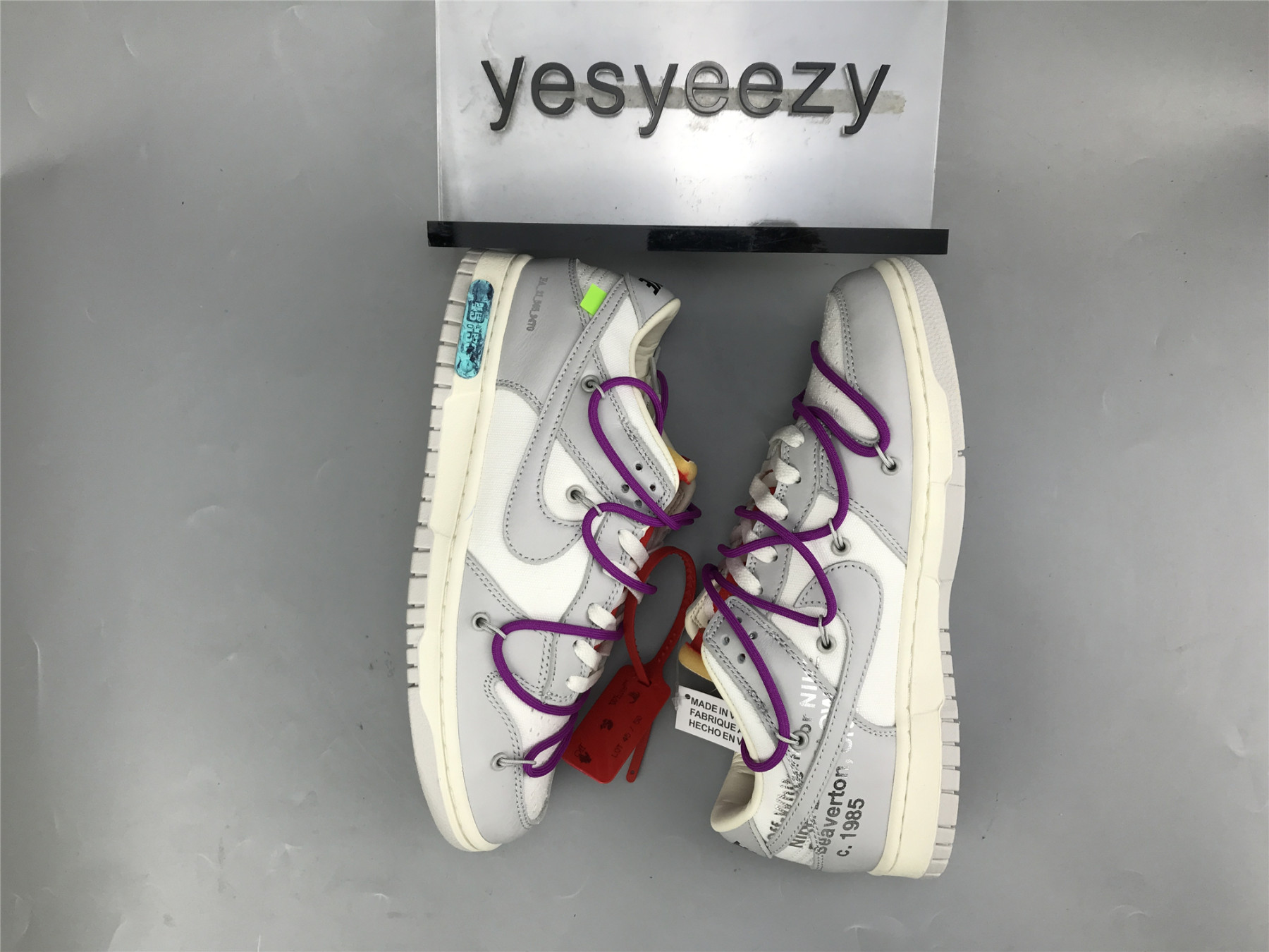 UA NIKE OFF-WHITE X DUNK LOW