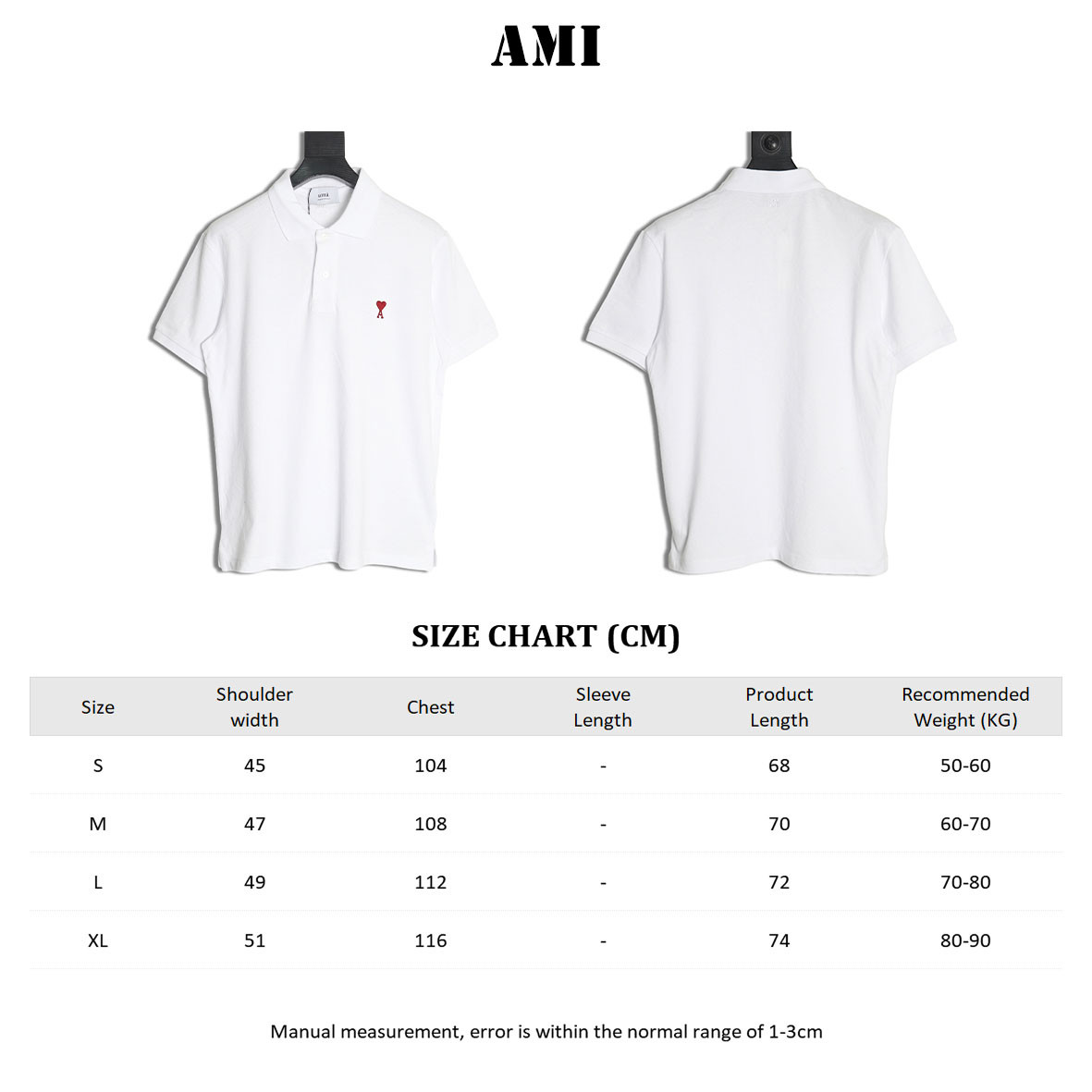 Ami Paris Short-sleeved Polo shirt