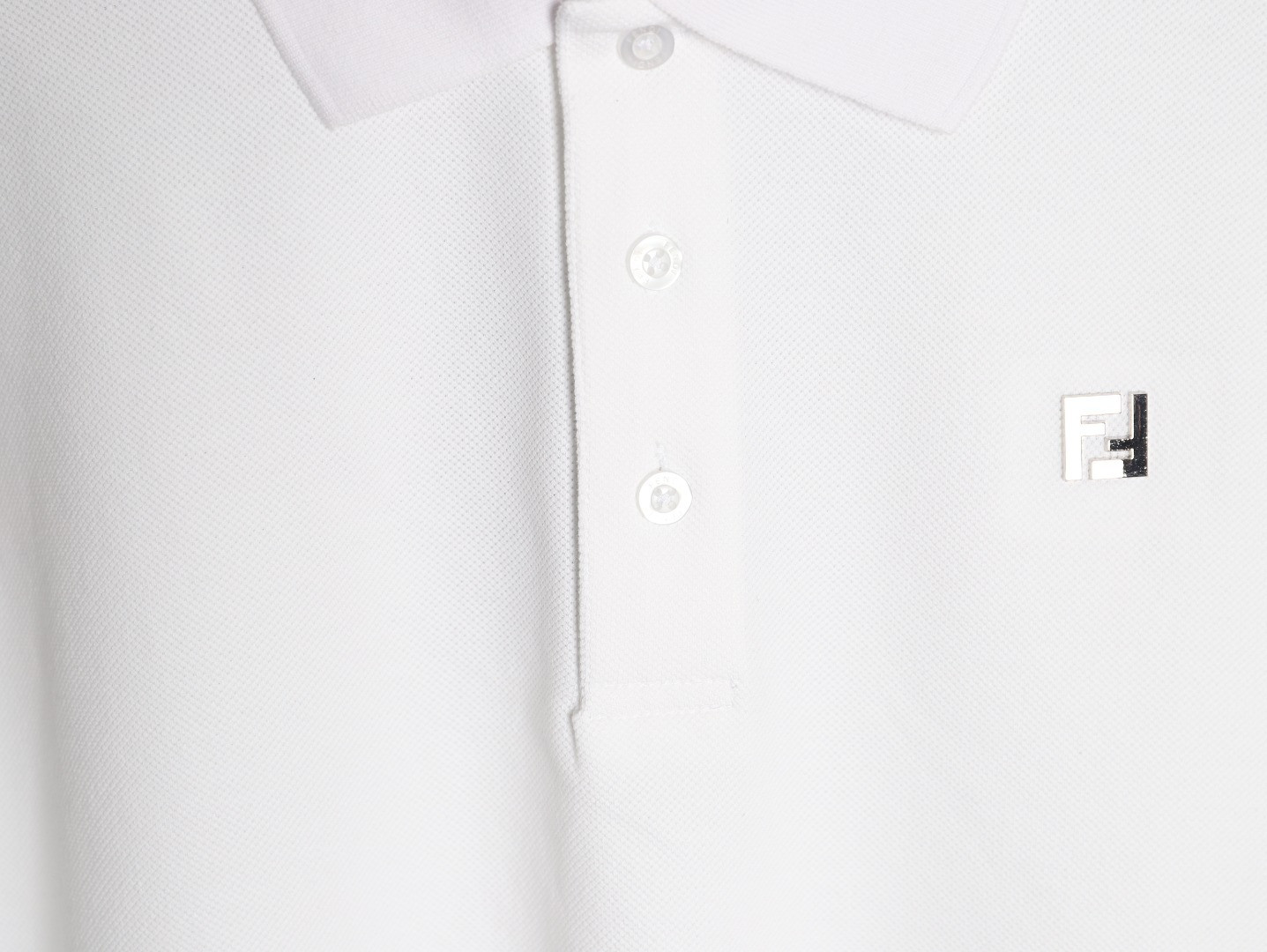 F**di 26ss short-sleeved polo shirt