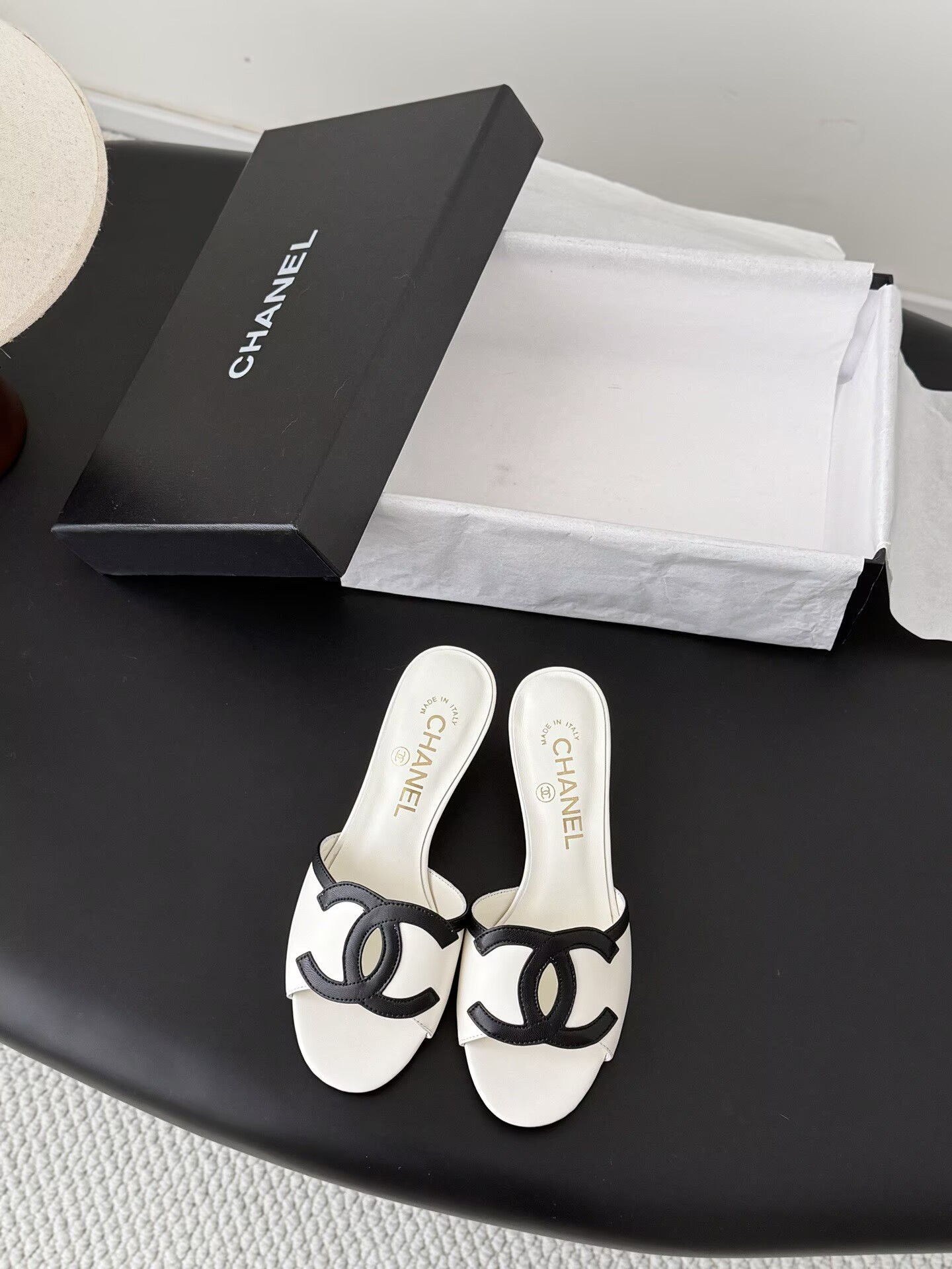 UA Chanel Sandals 4.5cm Heel