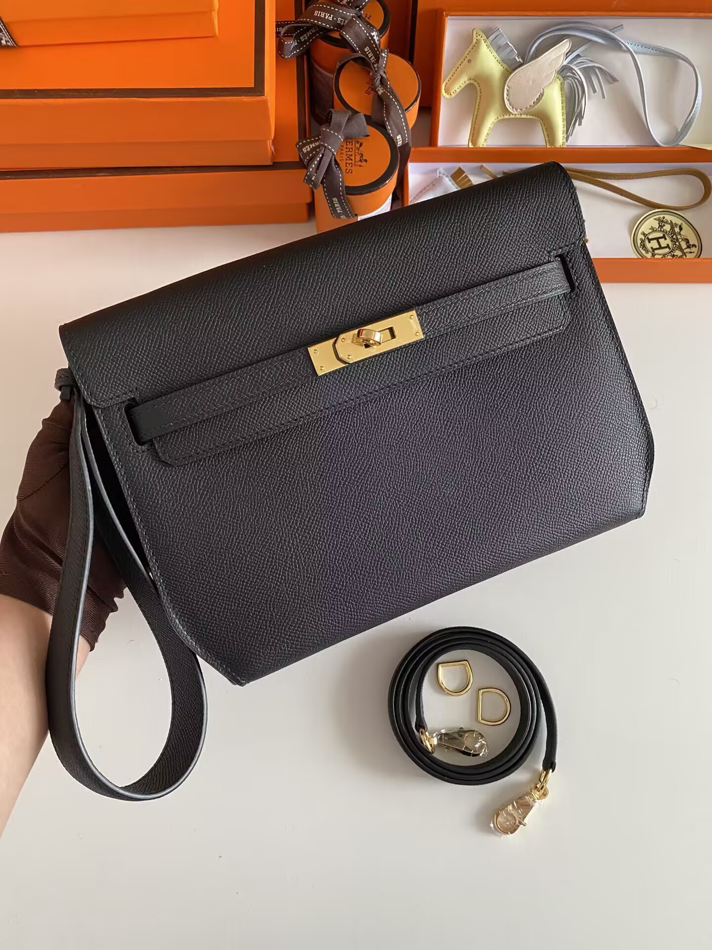 Hermès Kelly Depeches epsom 25cm