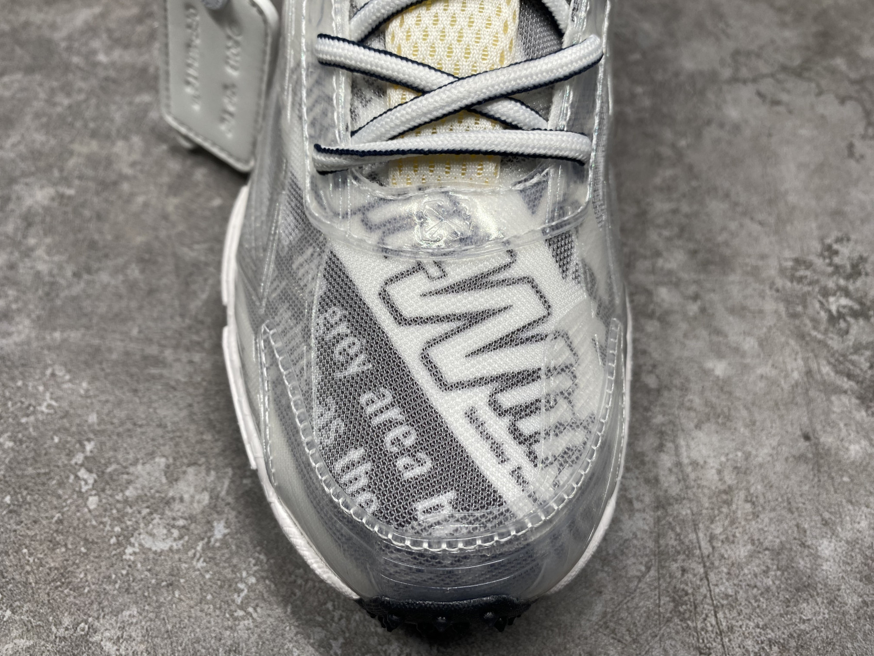 UA Off-White "BE RIGHT BACK"