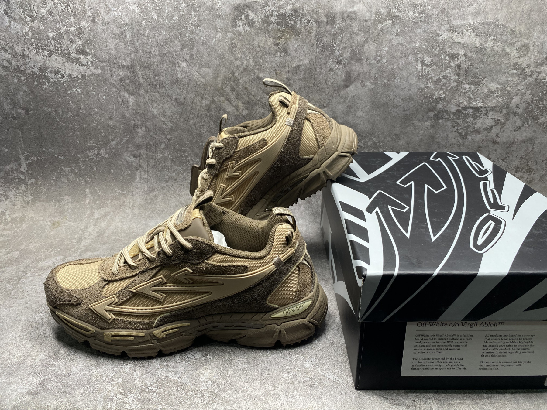 UA Off-White "BE RIGHT BACK"
