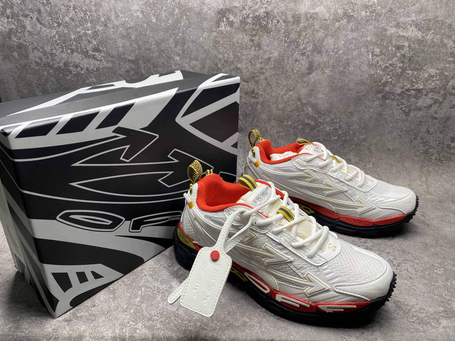 UA Off-White "BE RIGHT BACK"