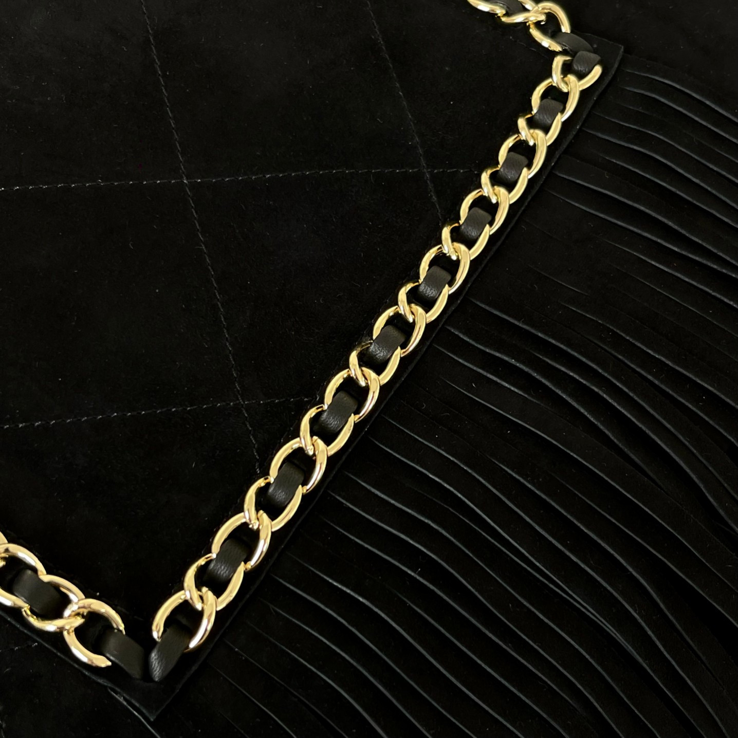 Chanel CC Fringe Shopping Bag 30x31cm