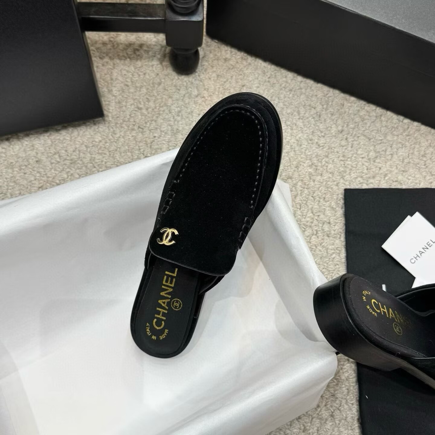 UA Chanel Mules