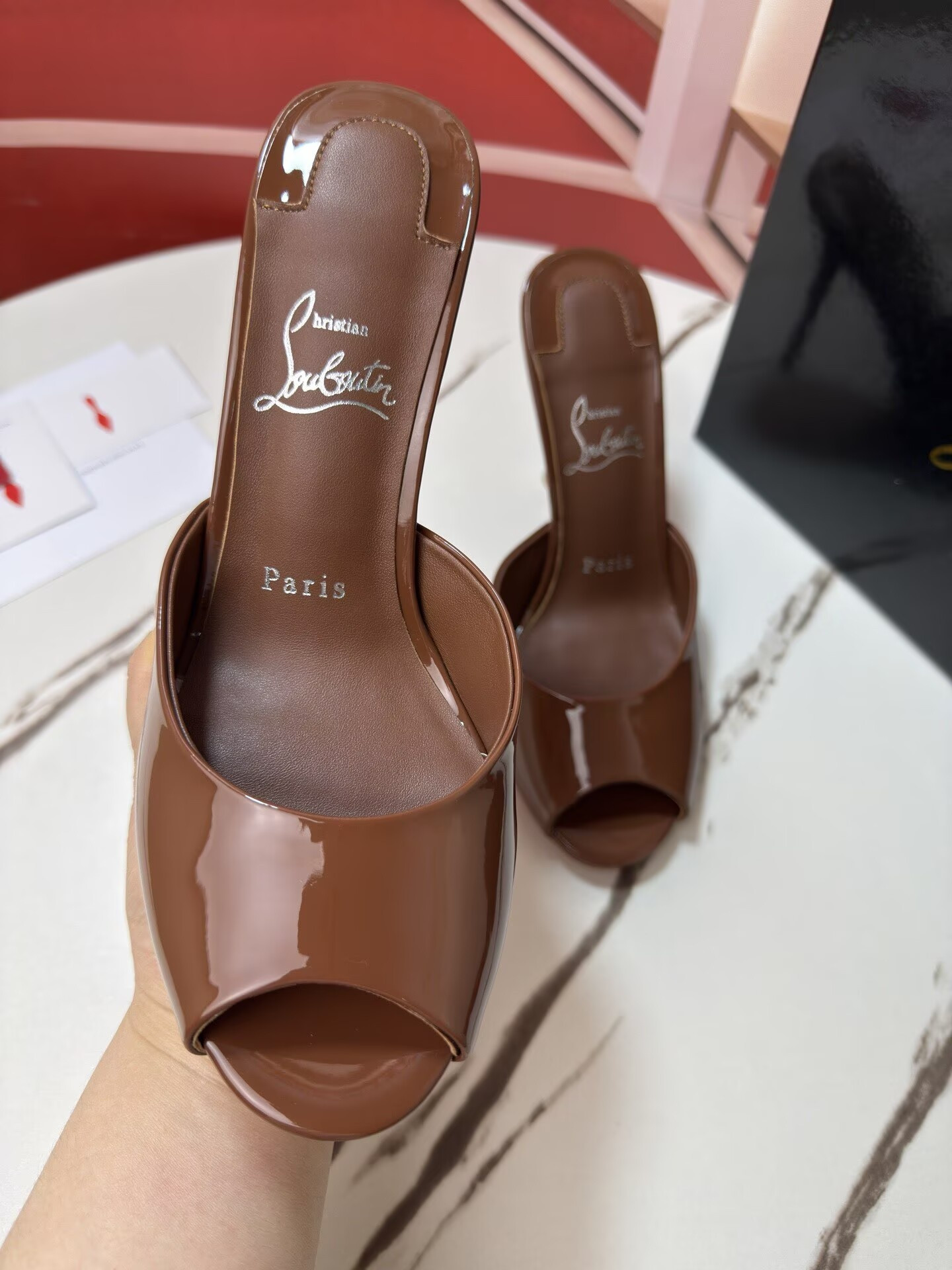 ua Chr1st1an louboutin me dolly mules 10cm heel