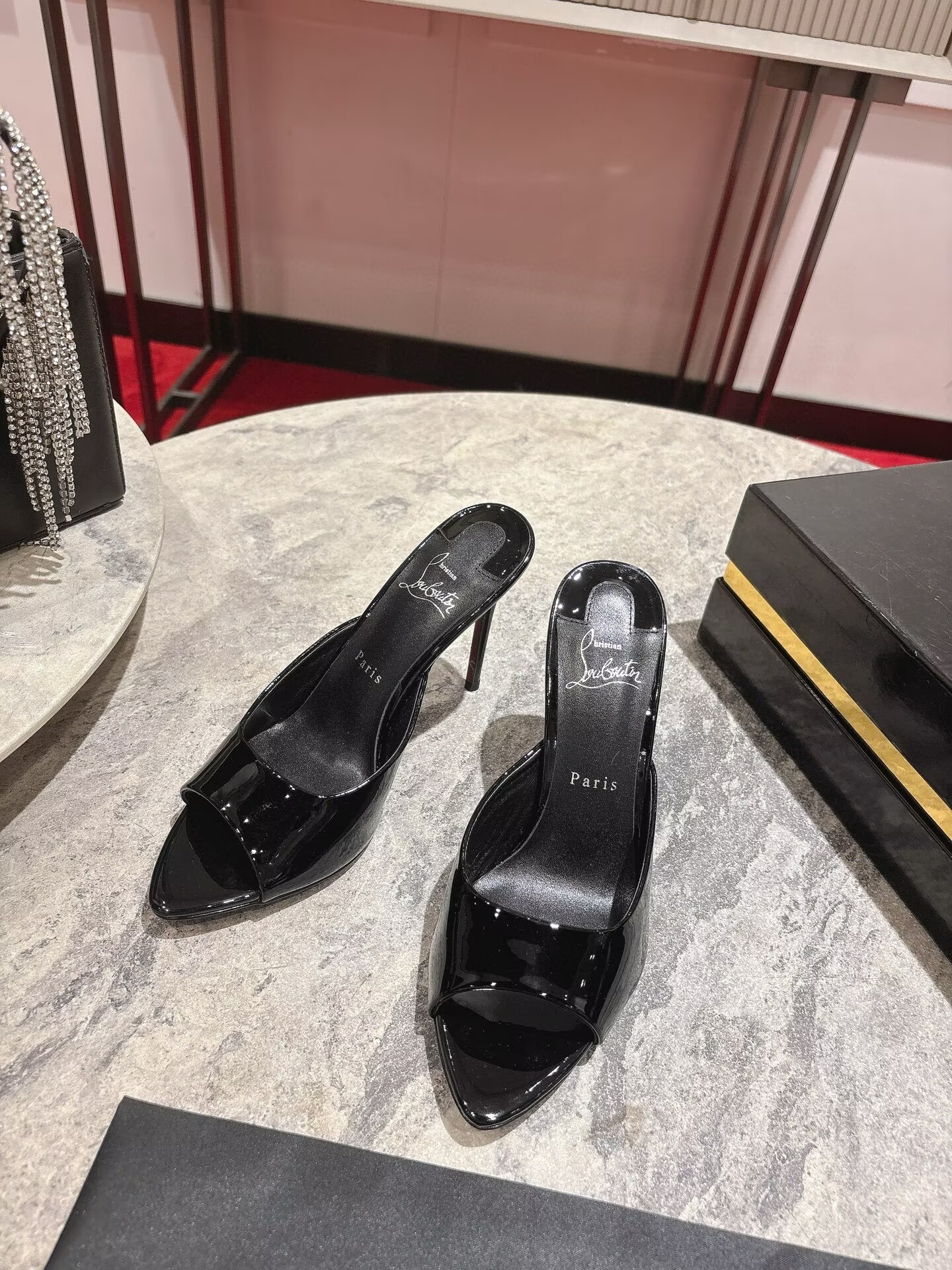 ua Chr1st1an louboutin miss z mule 10cm heel