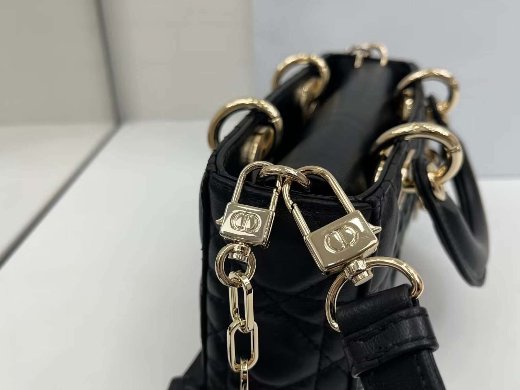 Dior Mini Lady D-Joy Bag 19x10.5x5.5cm