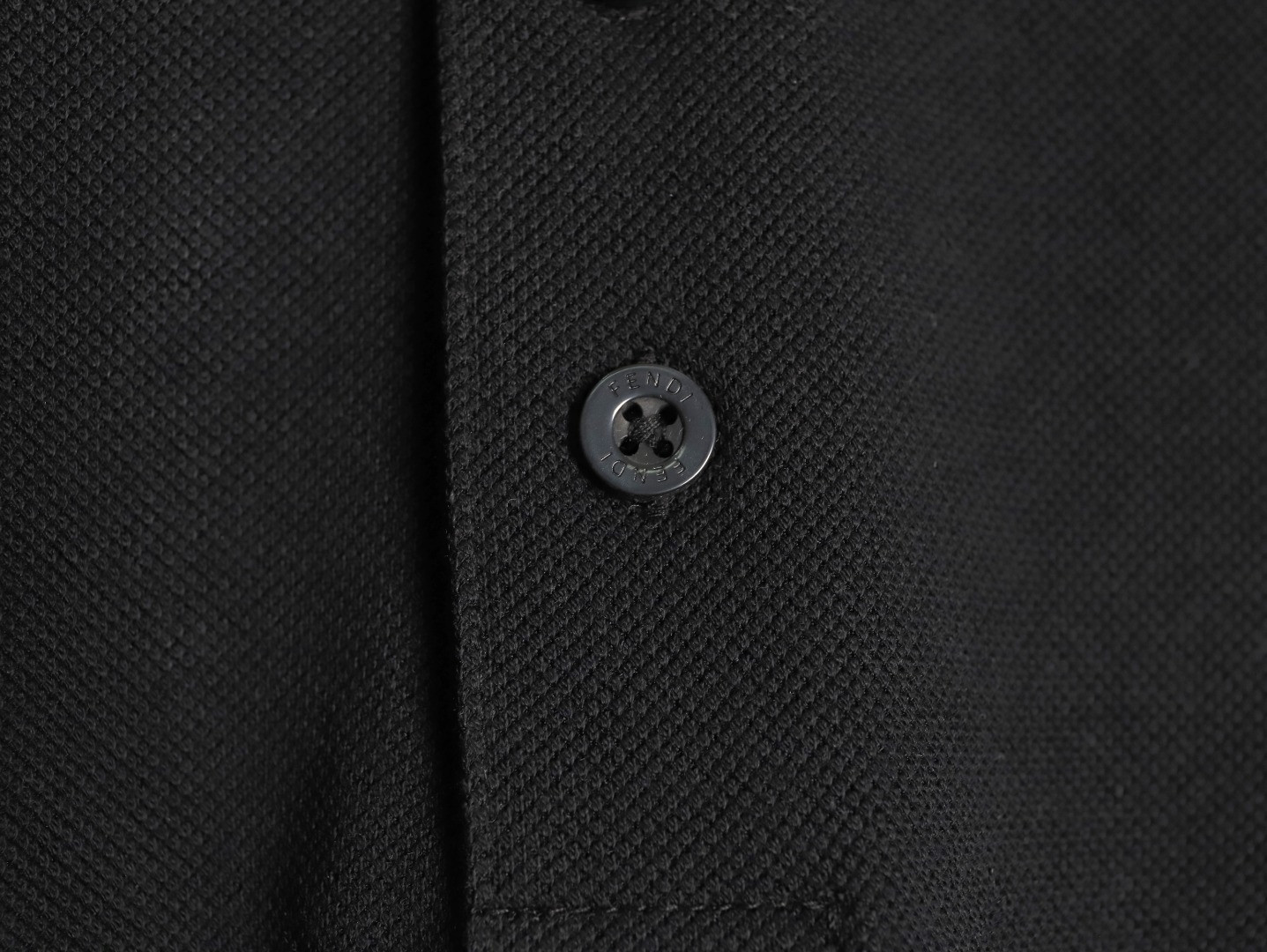 F**di 26ss short-sleeved polo shirt
