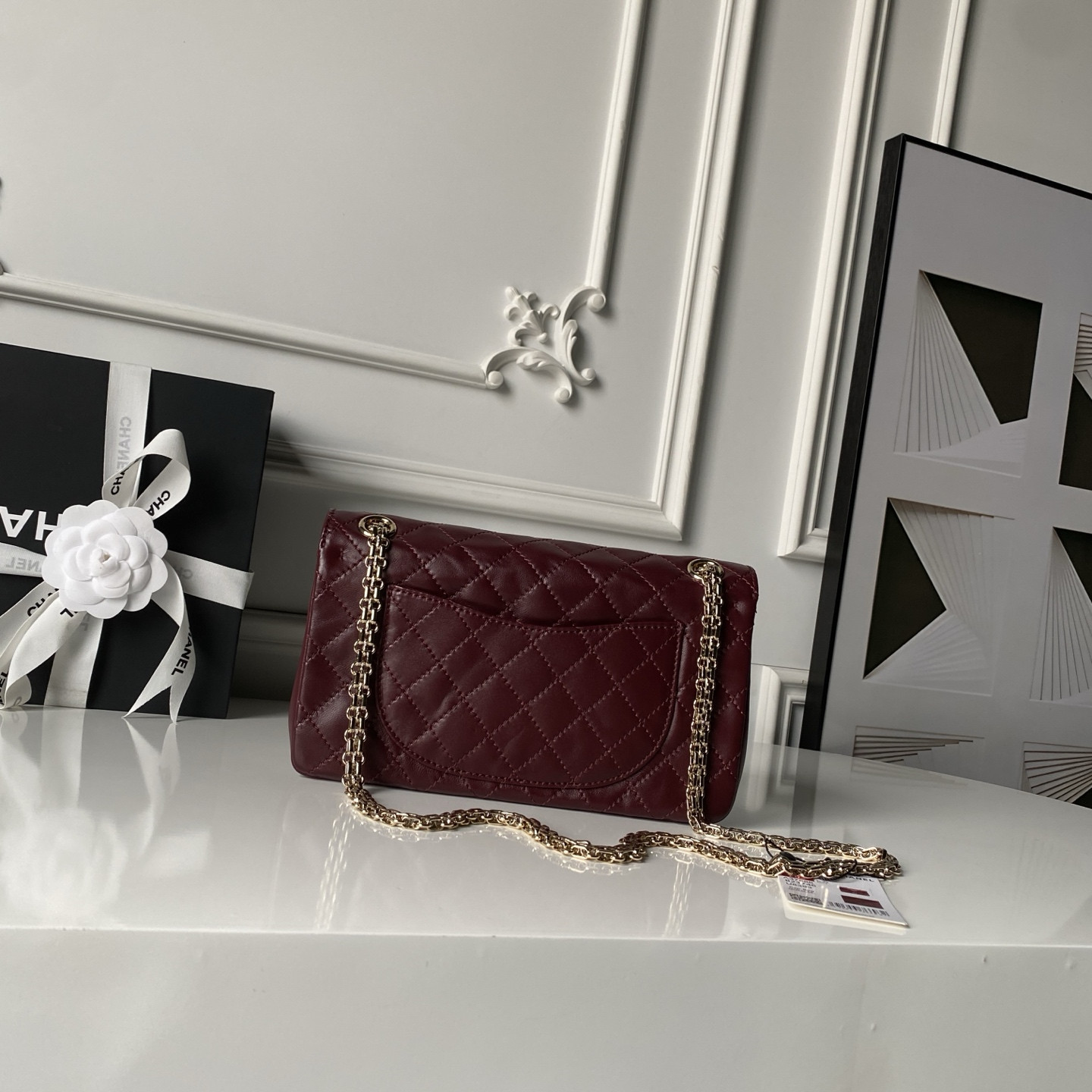 Ch**el 2.55 handbag a37586 16x24x7.5cm