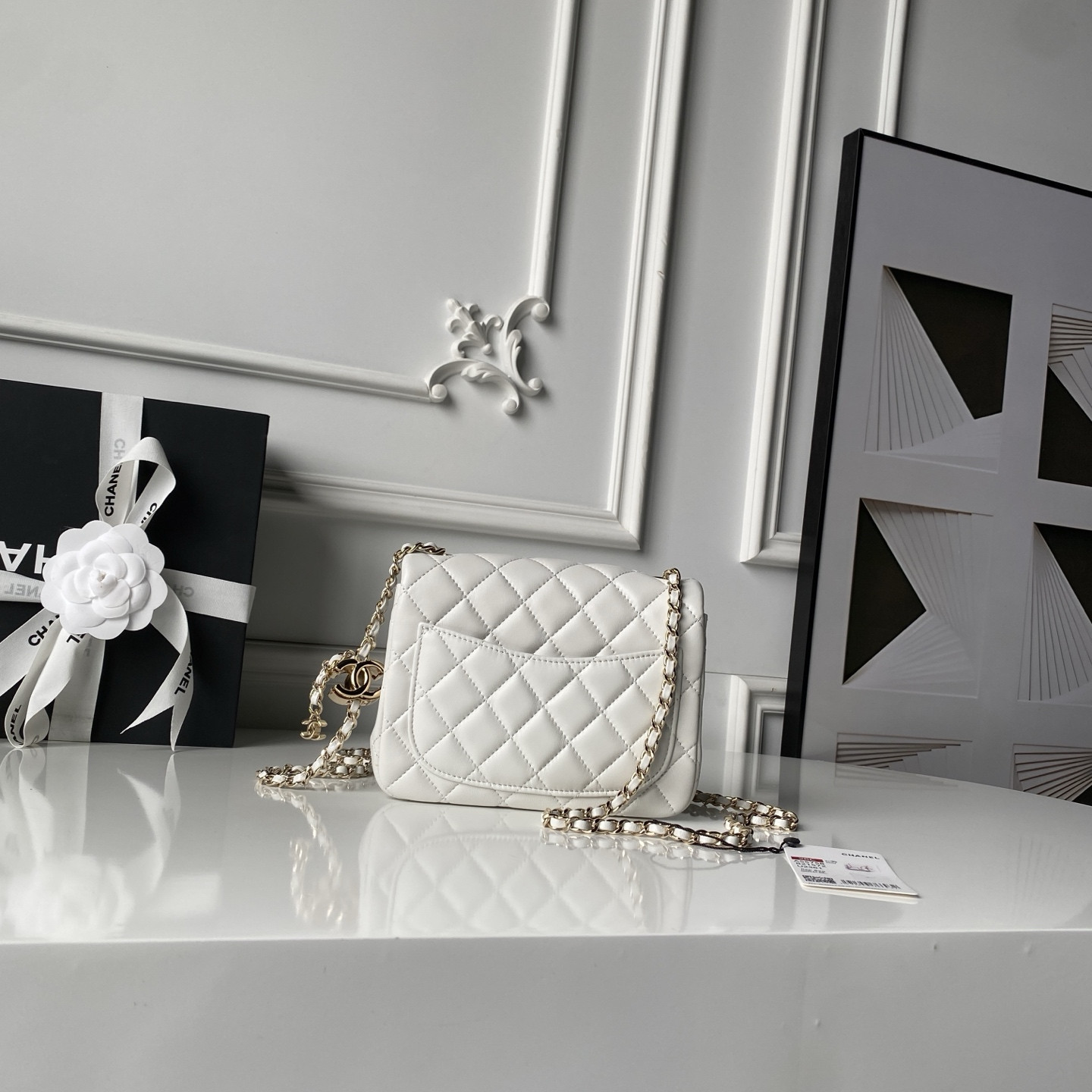 Chanel Classic Flap Handbag CF AS5758 18x13x7cm