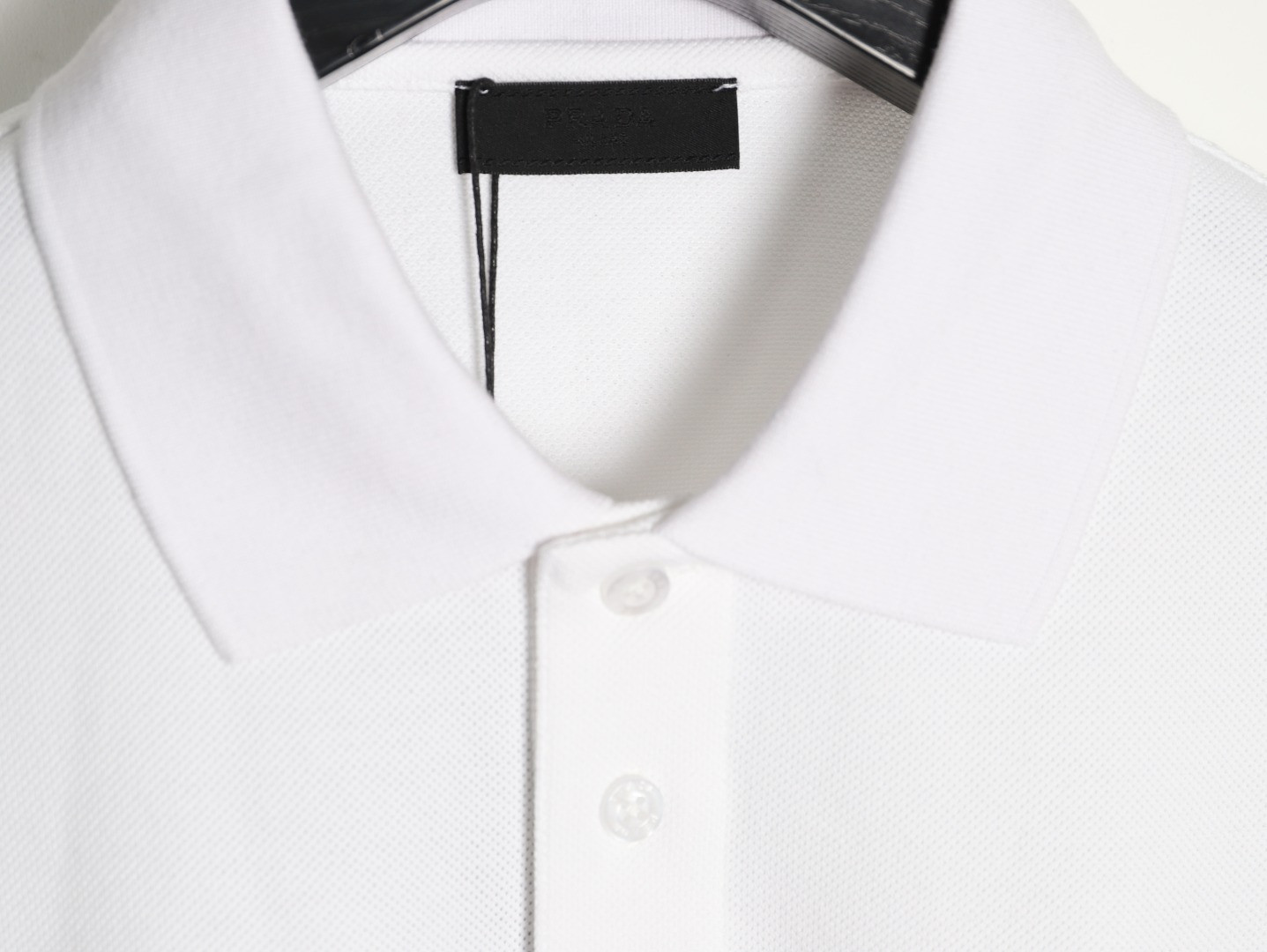 Pra*a 26ss short-sleeved polo shirt