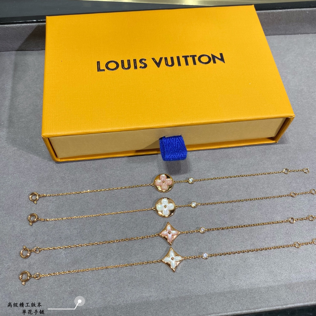 L0vis Vvtt0n Single Flower Bracelet