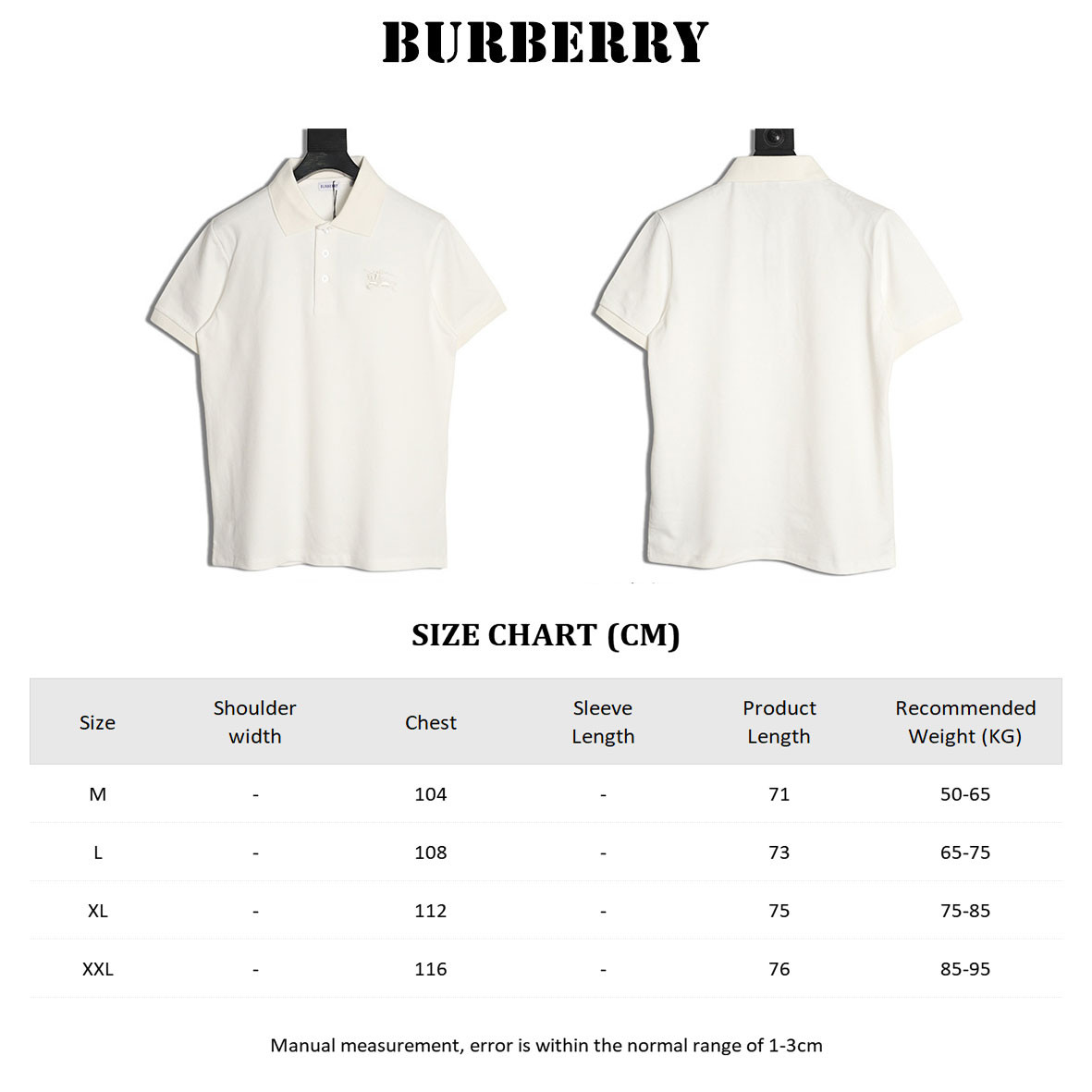 Bv*b*rry 26ss short-sleeved polo shirt