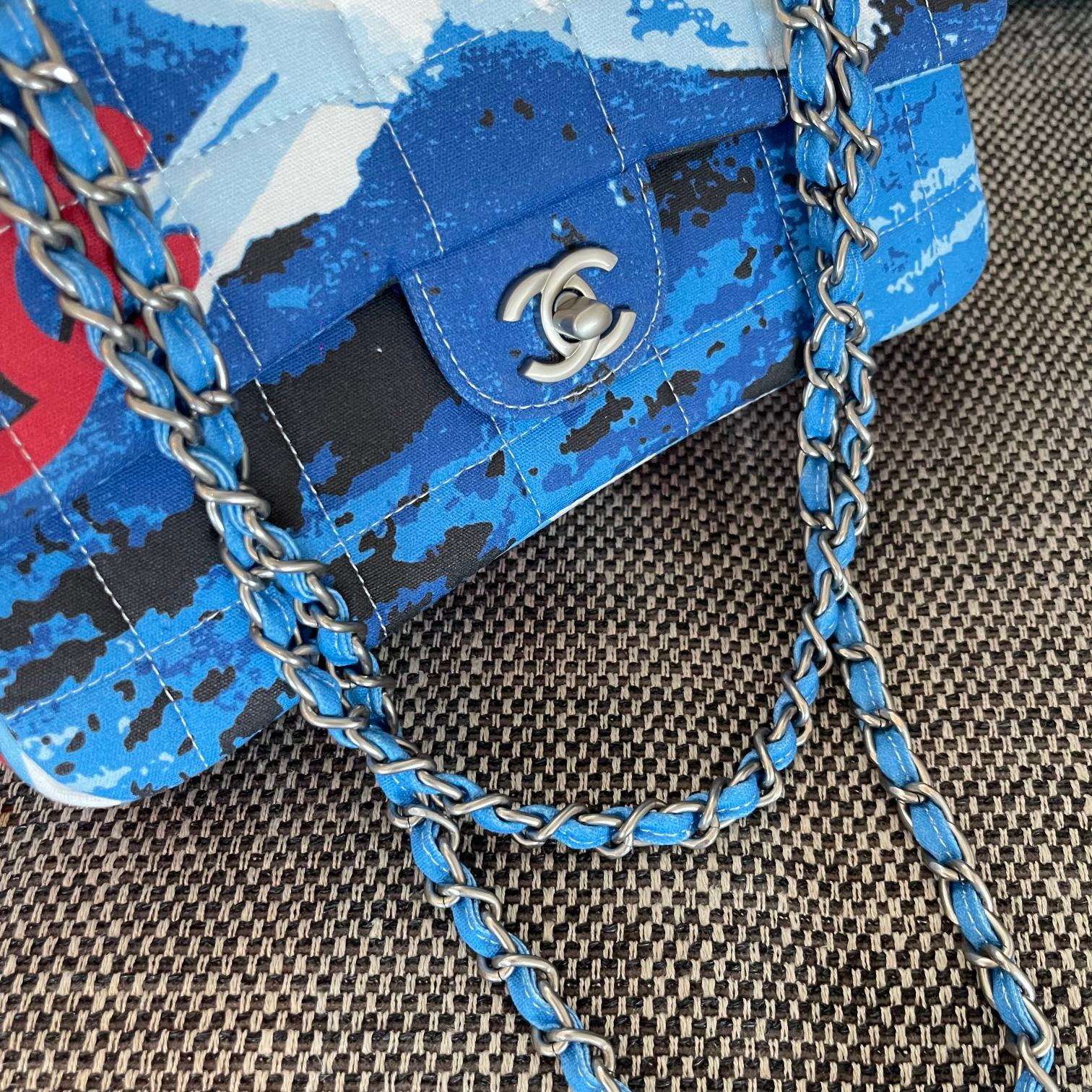 Chanel Surf Line Flap Bag 25x15x6cm