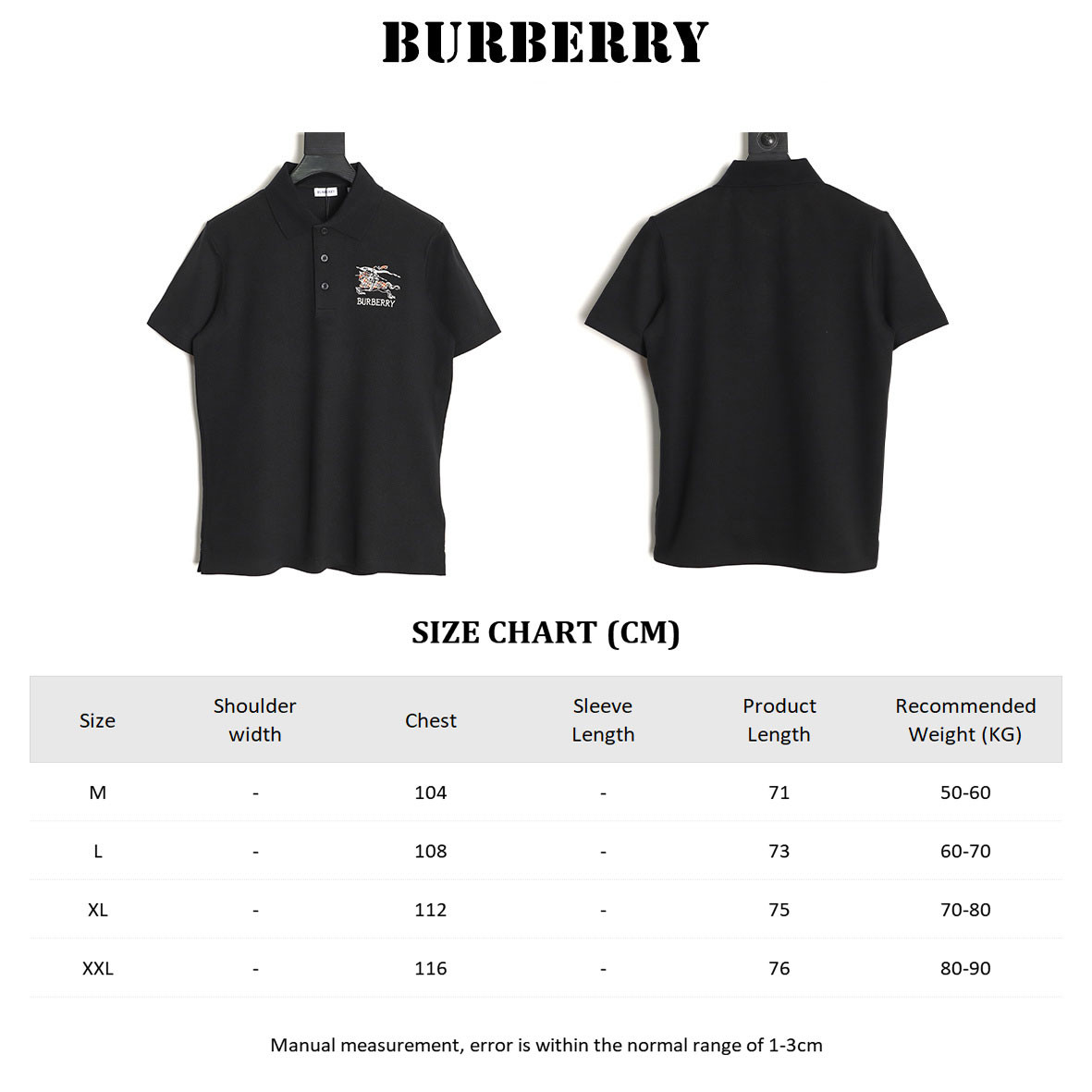 Bv*b*rry 26ss short-sleeved polo shirt
