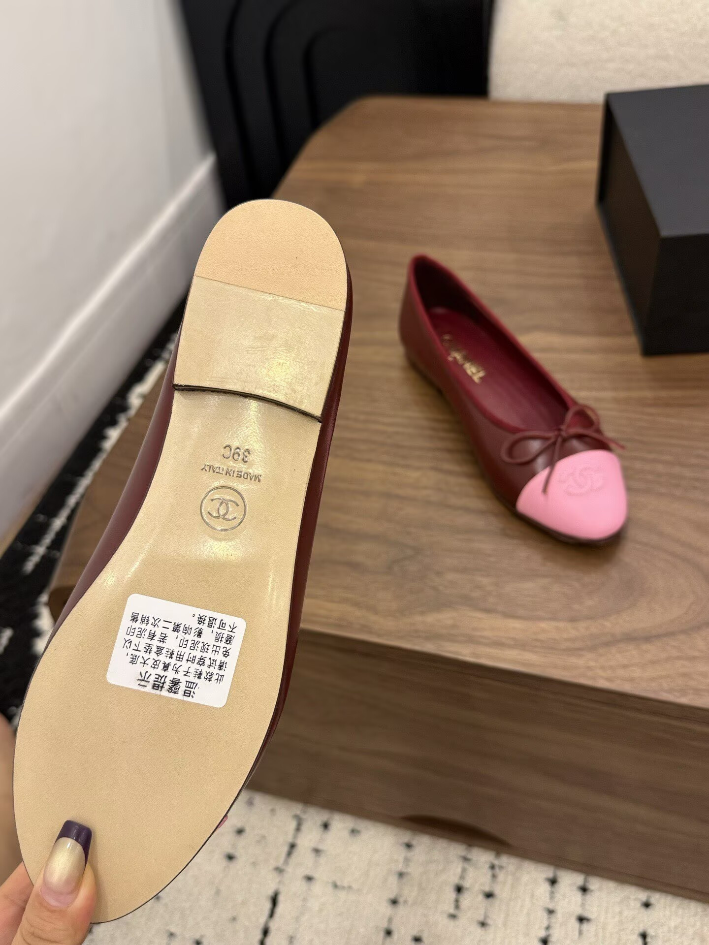 ua ch**el ballet flats (cusT0mized, no exchange no return, about 10-15 days)