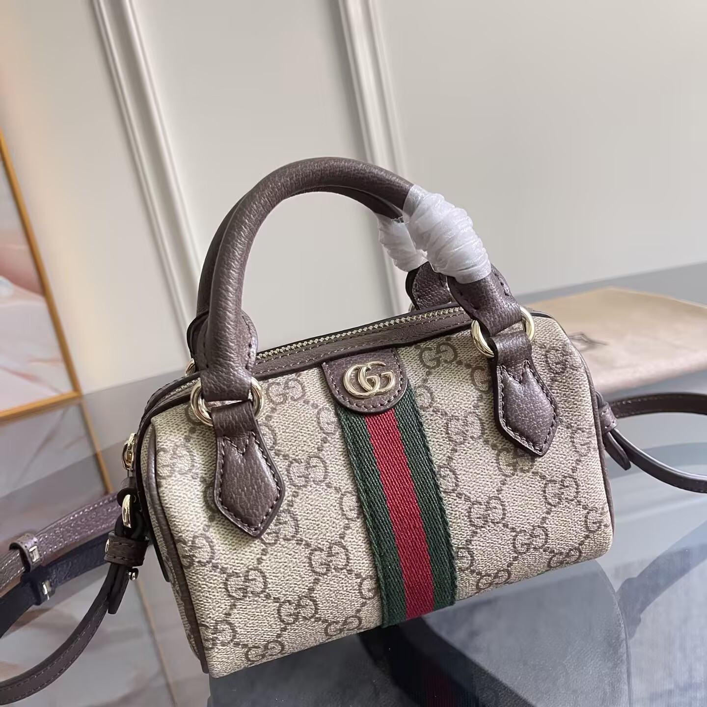 Gvc*1 ophidia mini boston bag 16x10x9cm