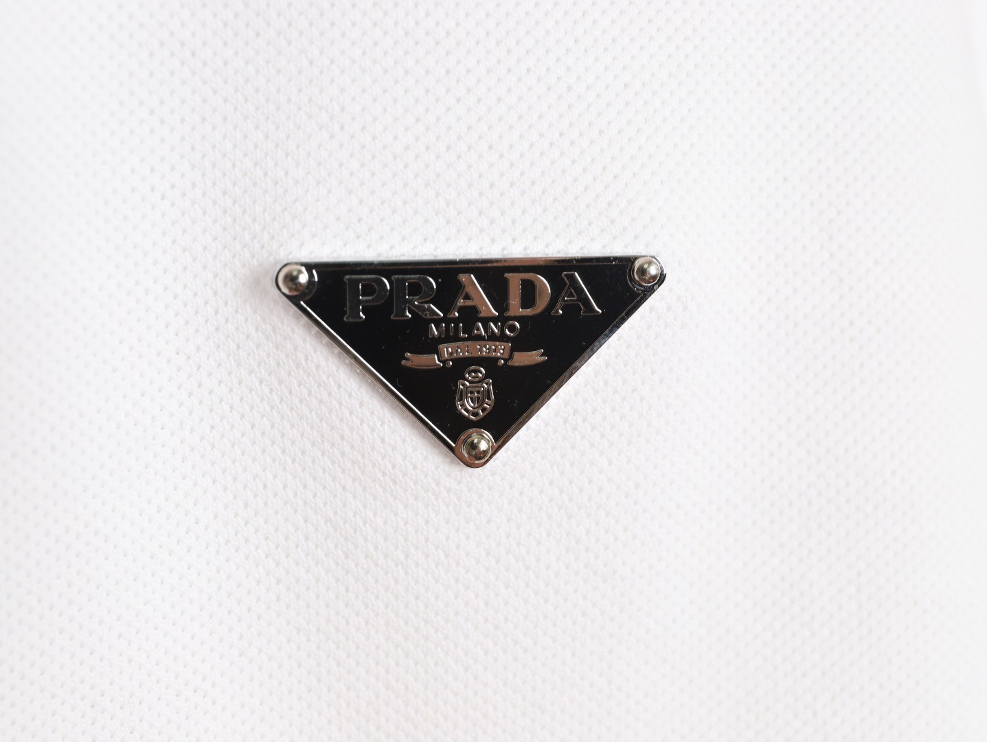 Pra*a 26ss short-sleeved polo shirt